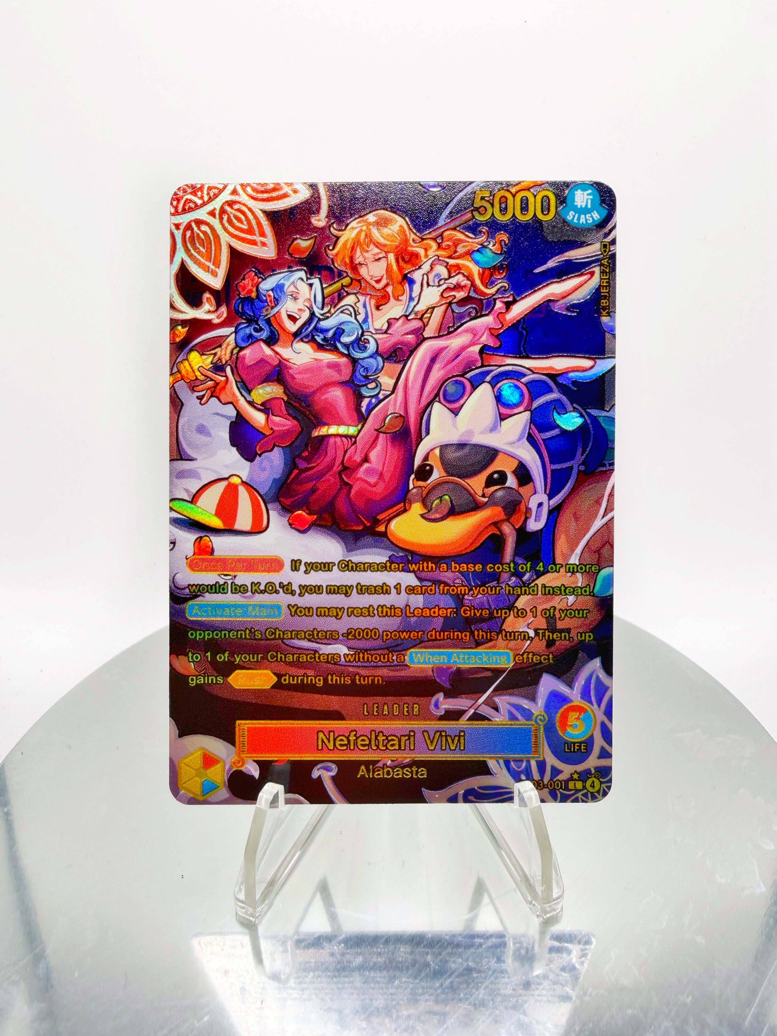 EB03 Nefeltari Vivi “Goddess Throne” (Artist: KB Jereza) One Piece Card Game