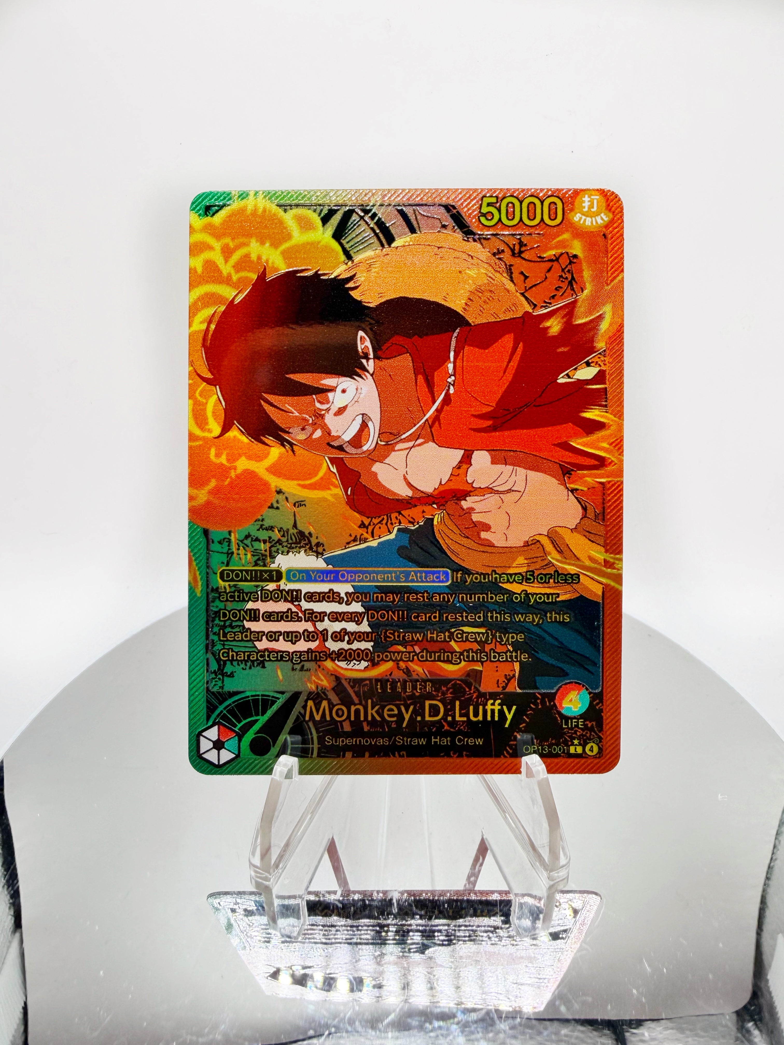 OP13 Monkey D. Luffy (MasterPrint Series) One Piece Card Game