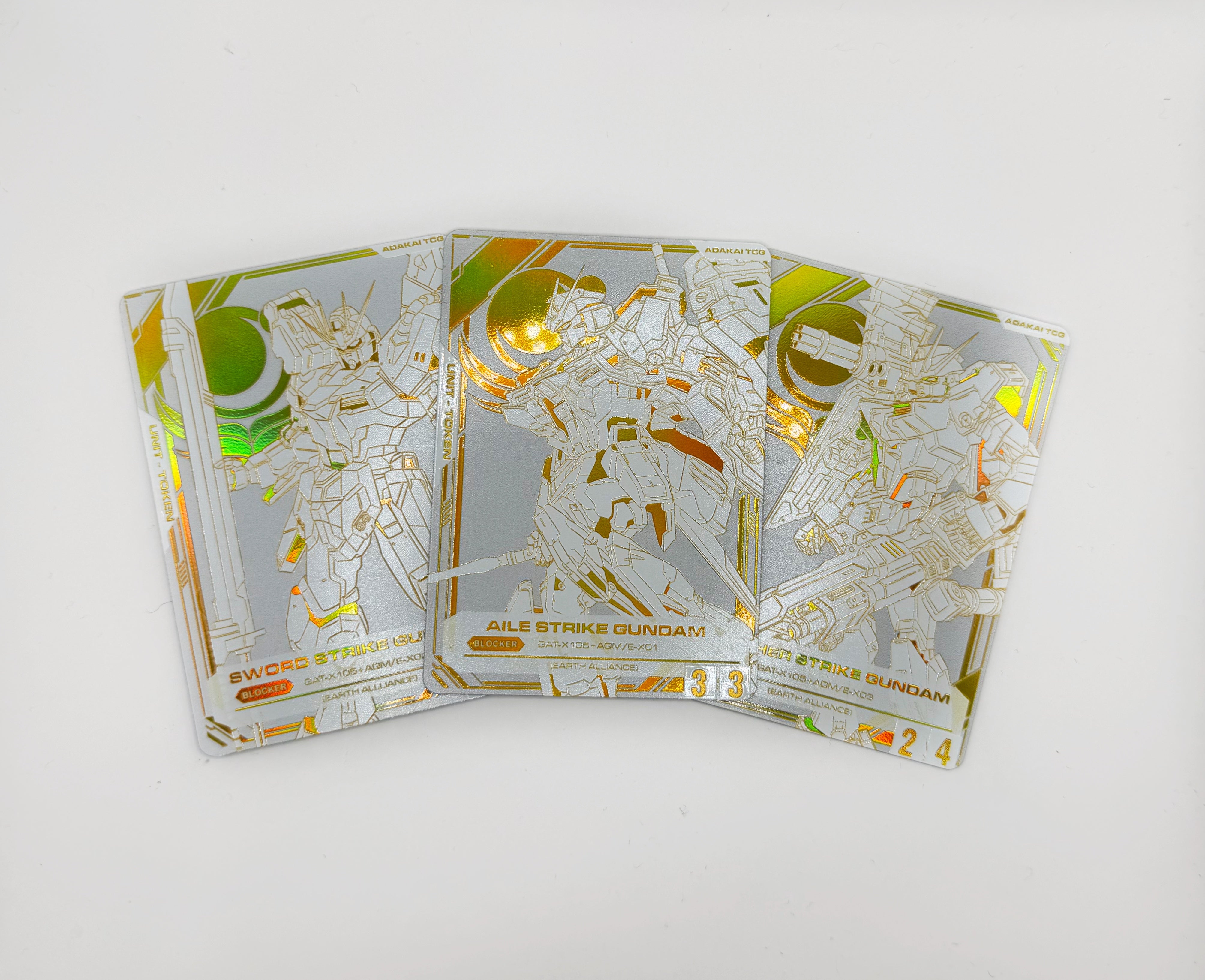 Striker Pack Tokens (3 Card Bundle) Gundam TCG