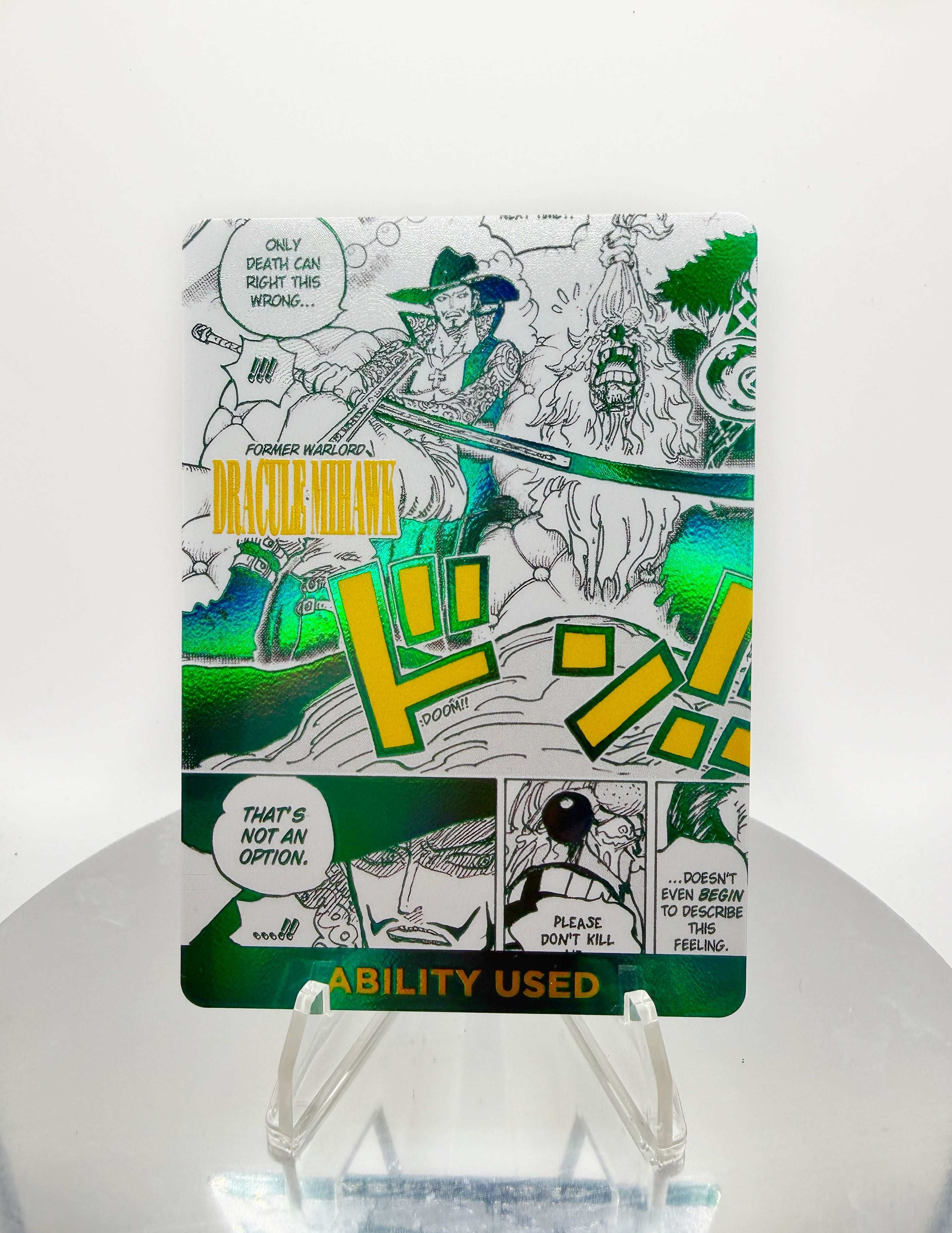 OP14 Dracule Mihawk (PREMIUM ABILITY CARD)