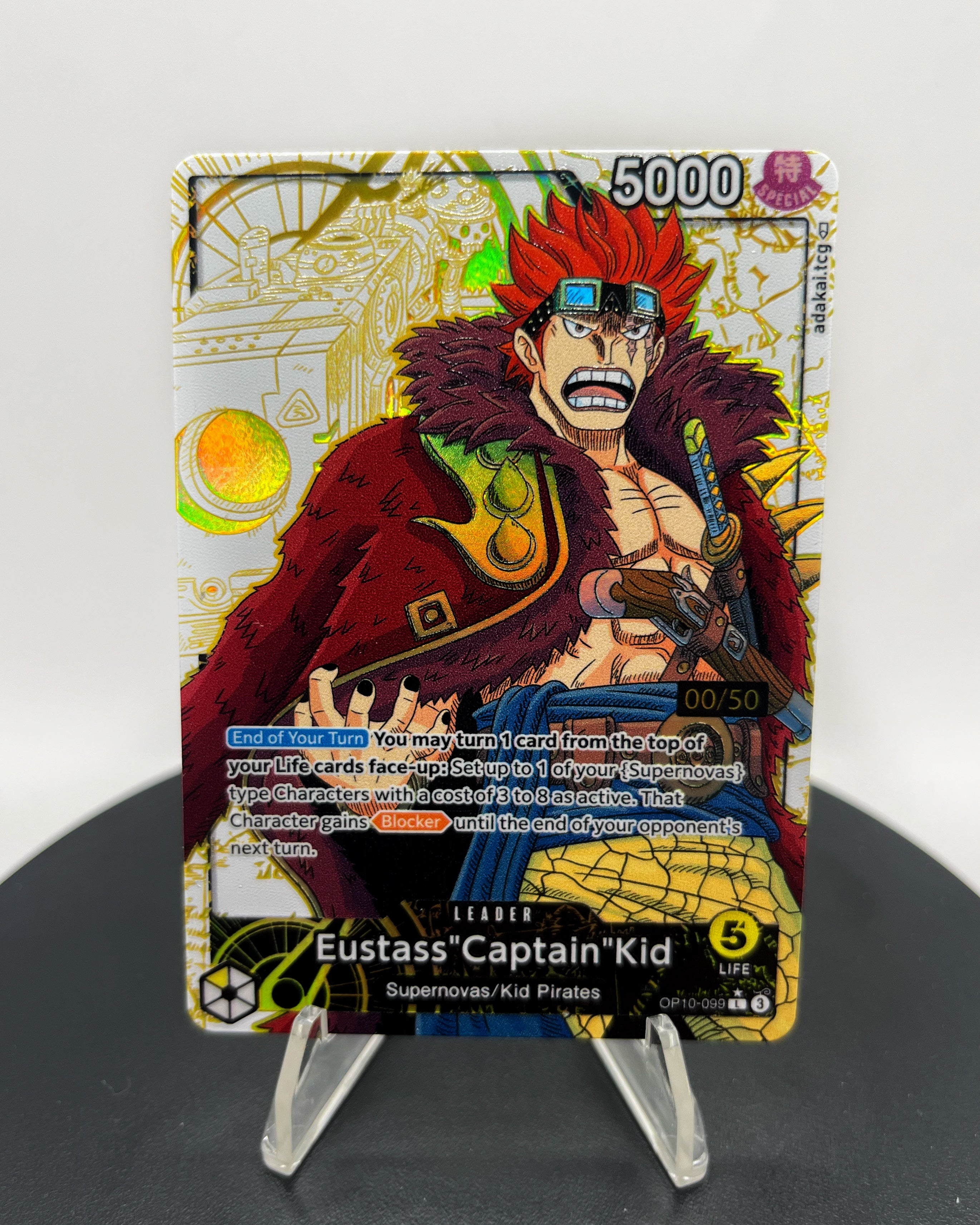 OP10 Eustass “Captain” Kid “Damned Punk” (SERIALIZED)