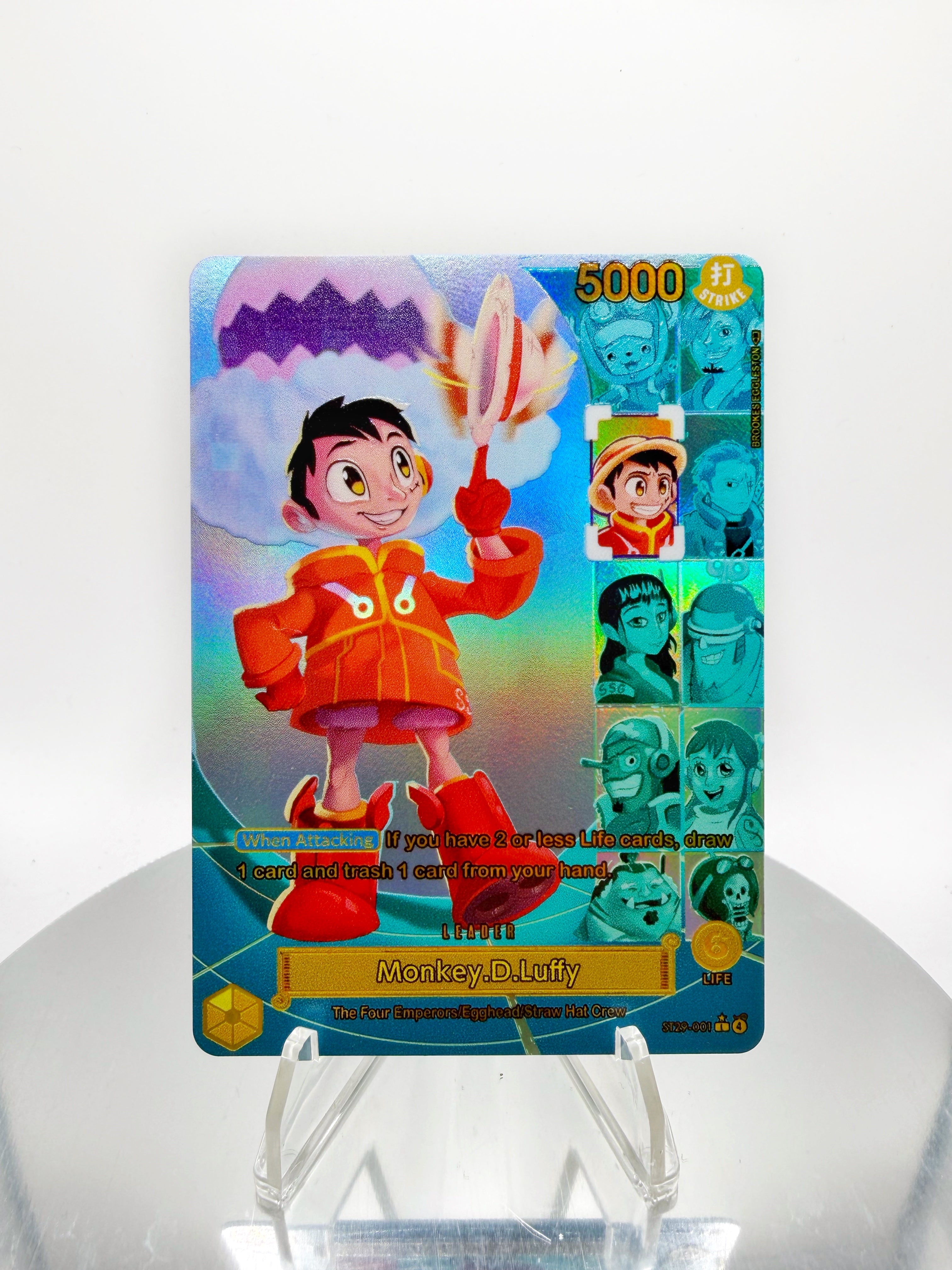 ST29 Luffy “Character Selection” (Artist: Brookes Eggleston) Custom Art