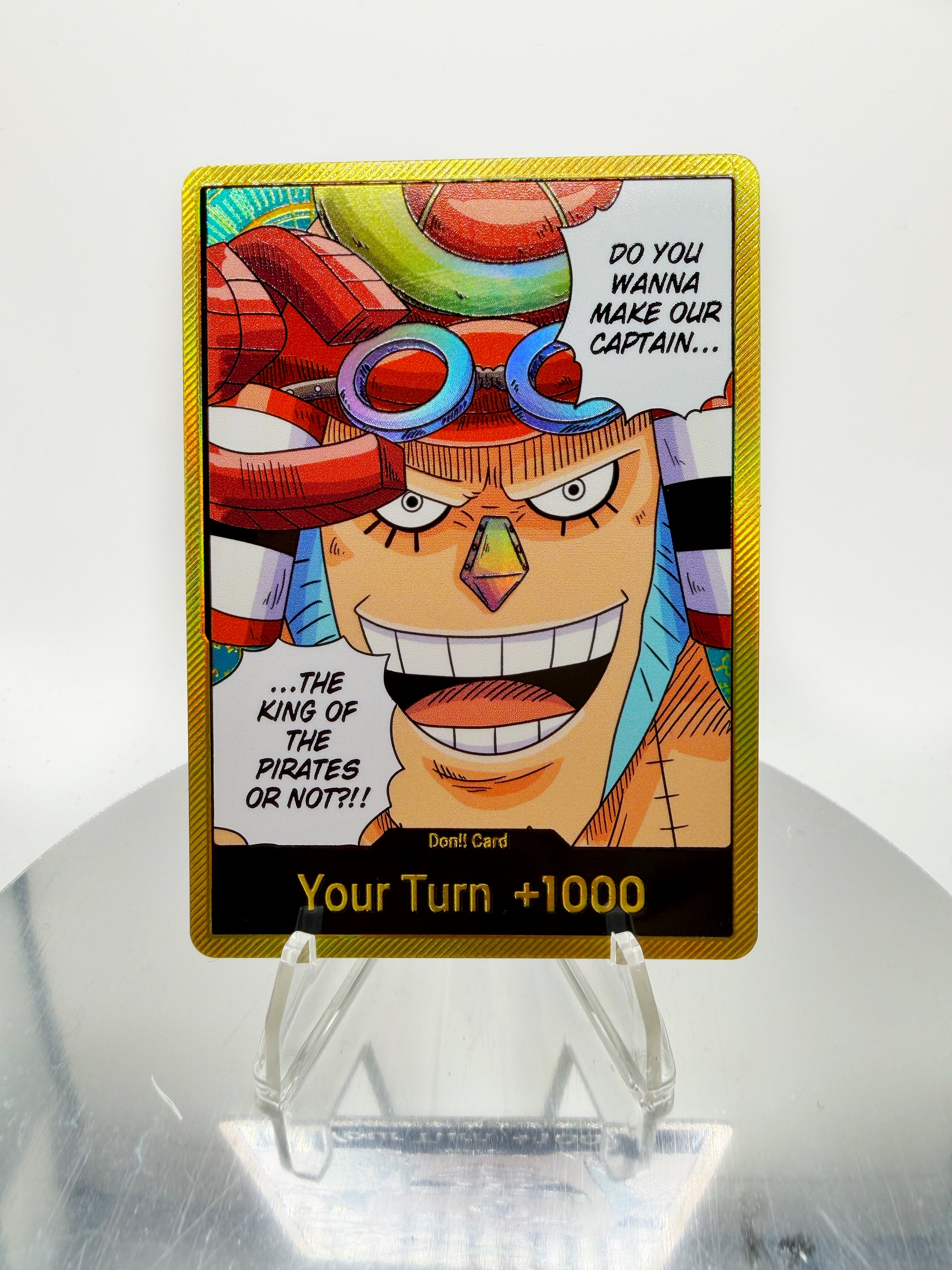 PREMIUM DON!! SET Luffy Will Be King (GOLD FOIL)