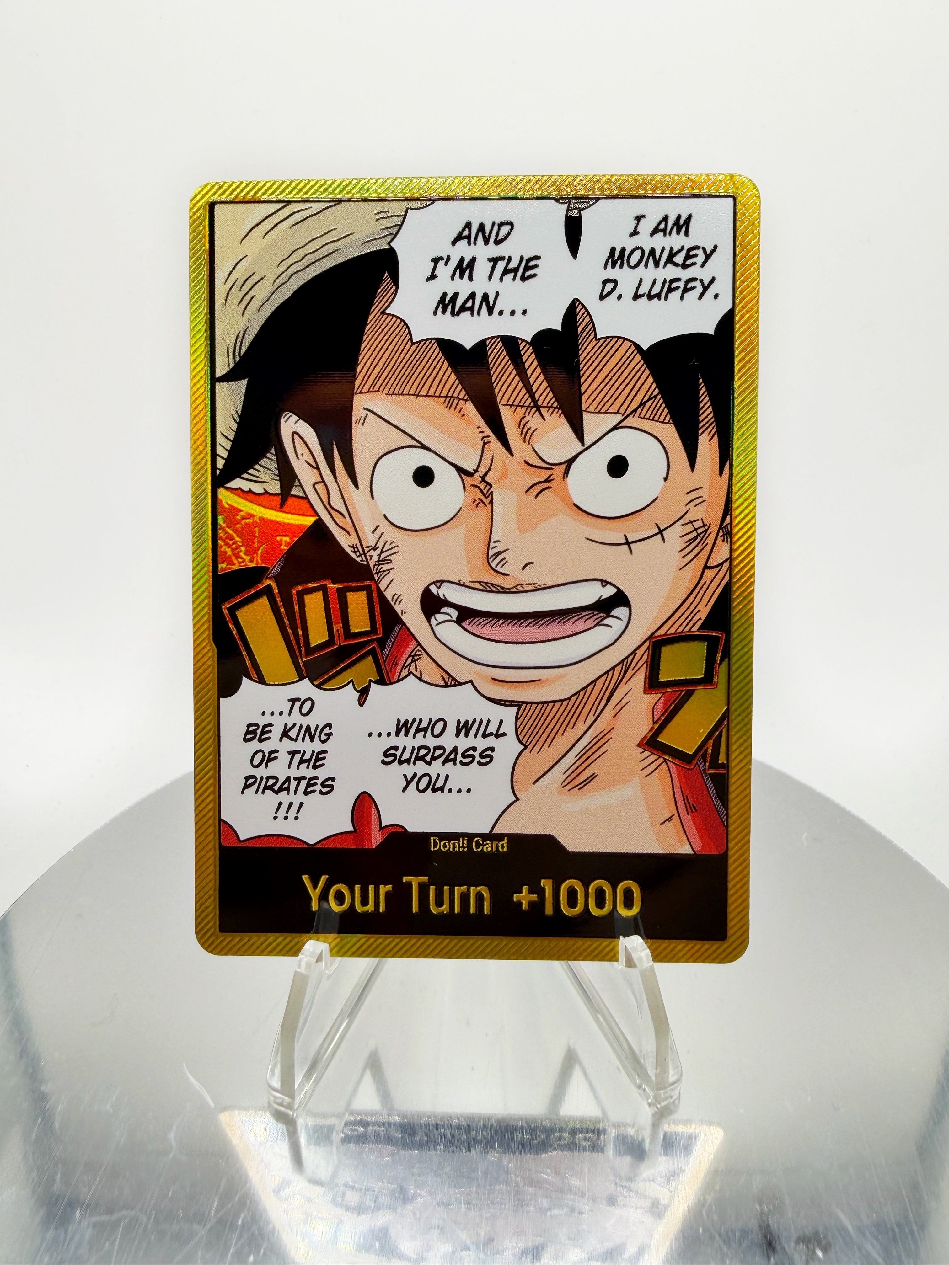 PREMIUM DON!! SET Luffy Will Be King (GOLD FOIL)