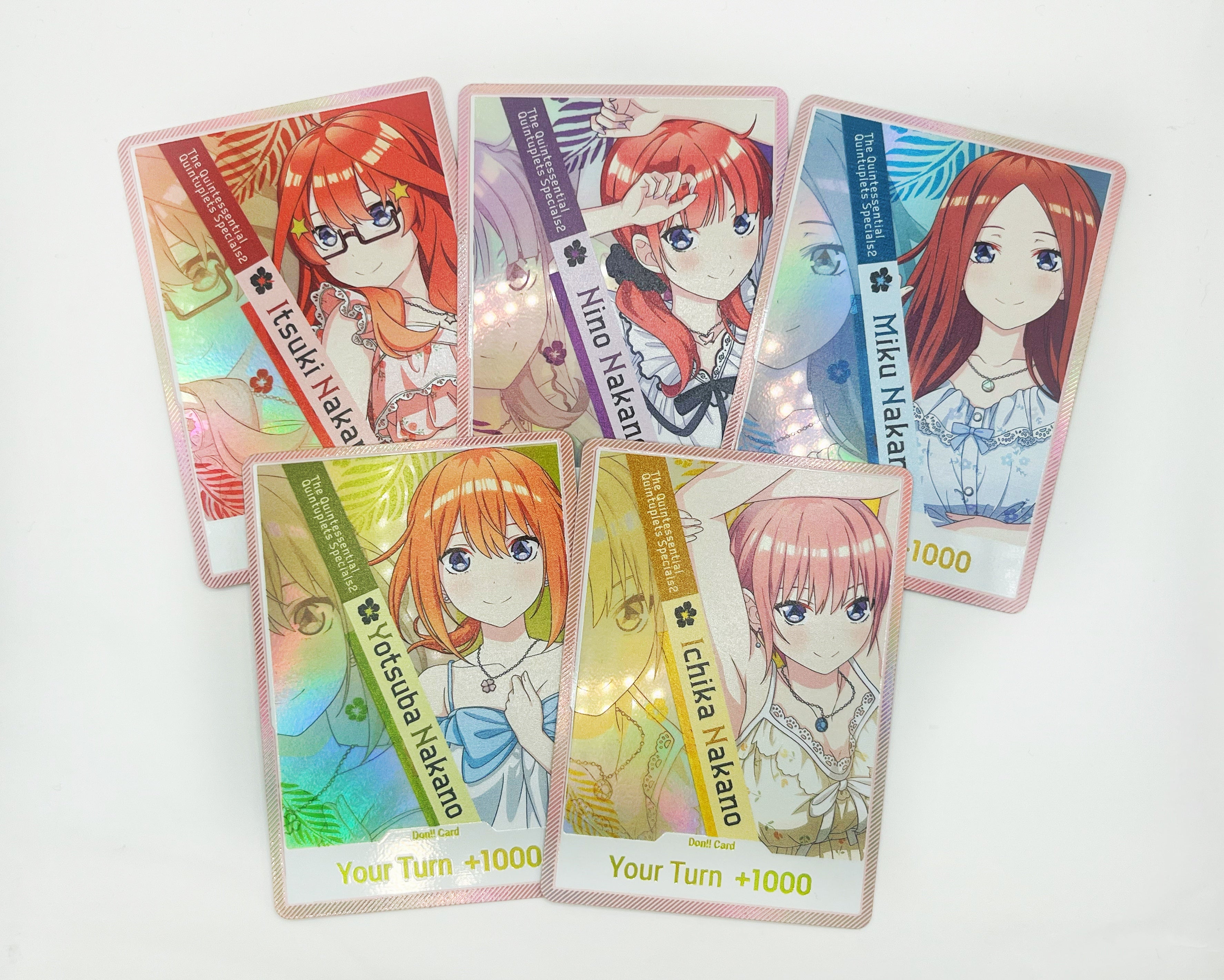 DON!! Quintessential Quintuplets Vol. 1 (5 CARD BUNDLE)