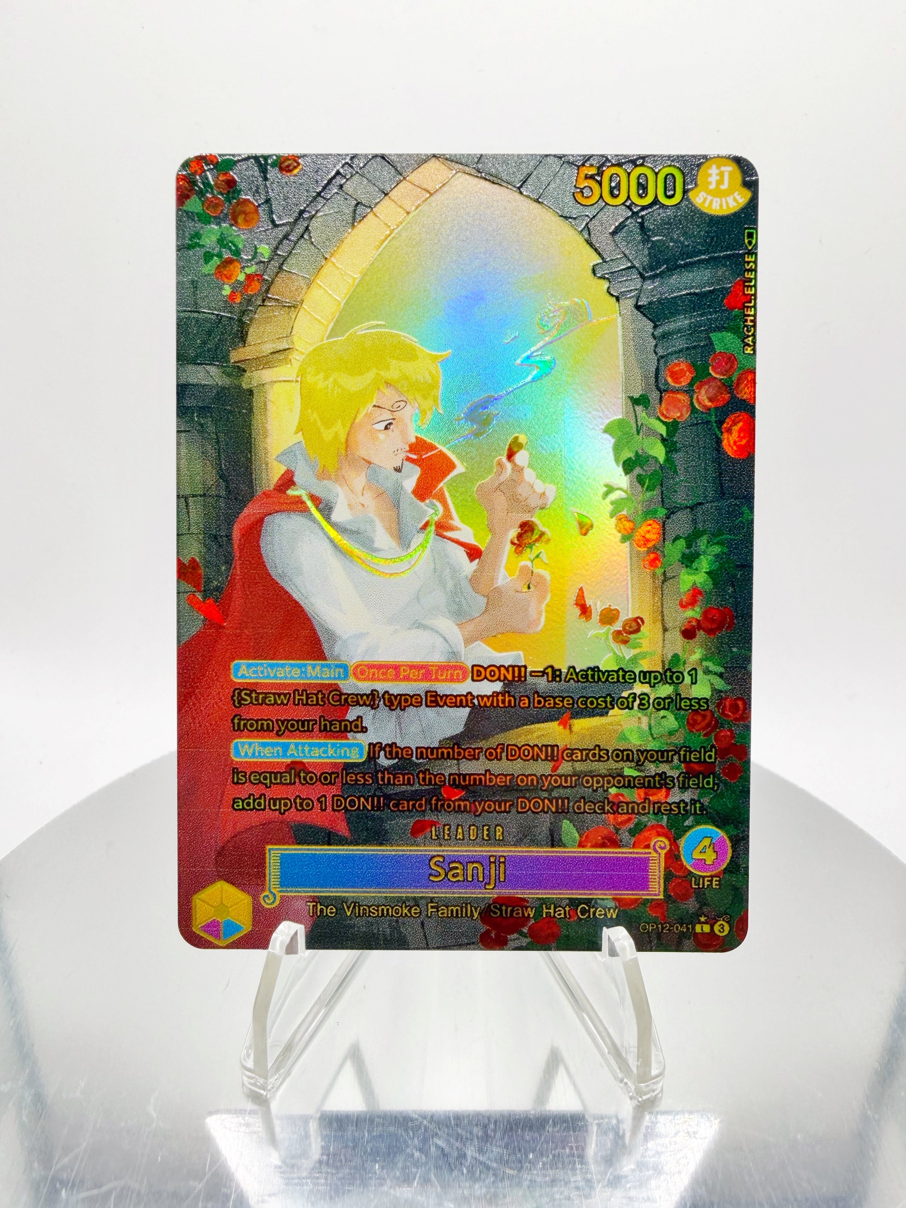 OP12 Sanji “Romeo” (Artist: Rachel Elese) Custom Art