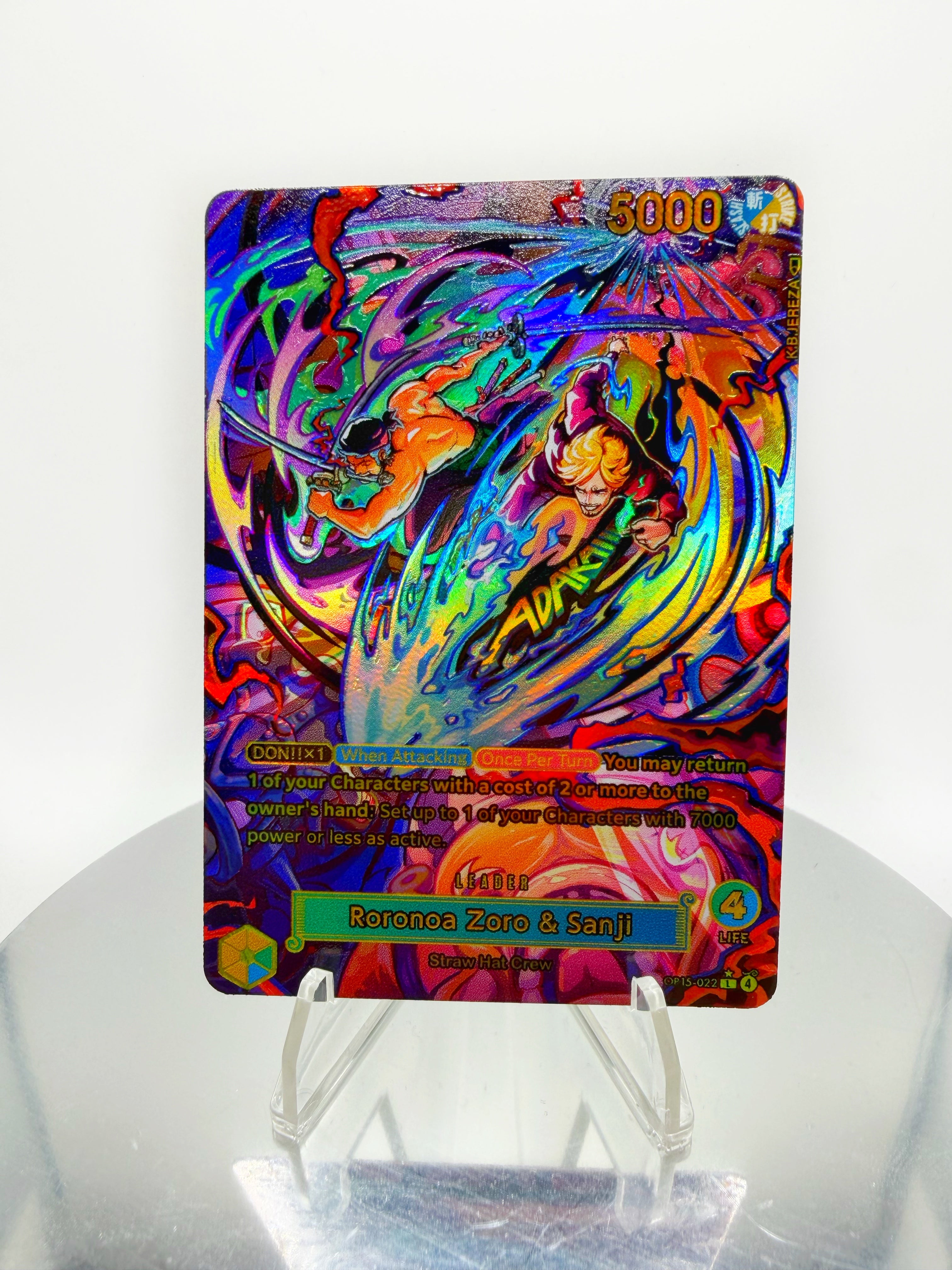 ST12 Zoro Sanji “Diable Oni Giri” (Artist: KB Jereza) Custom Art