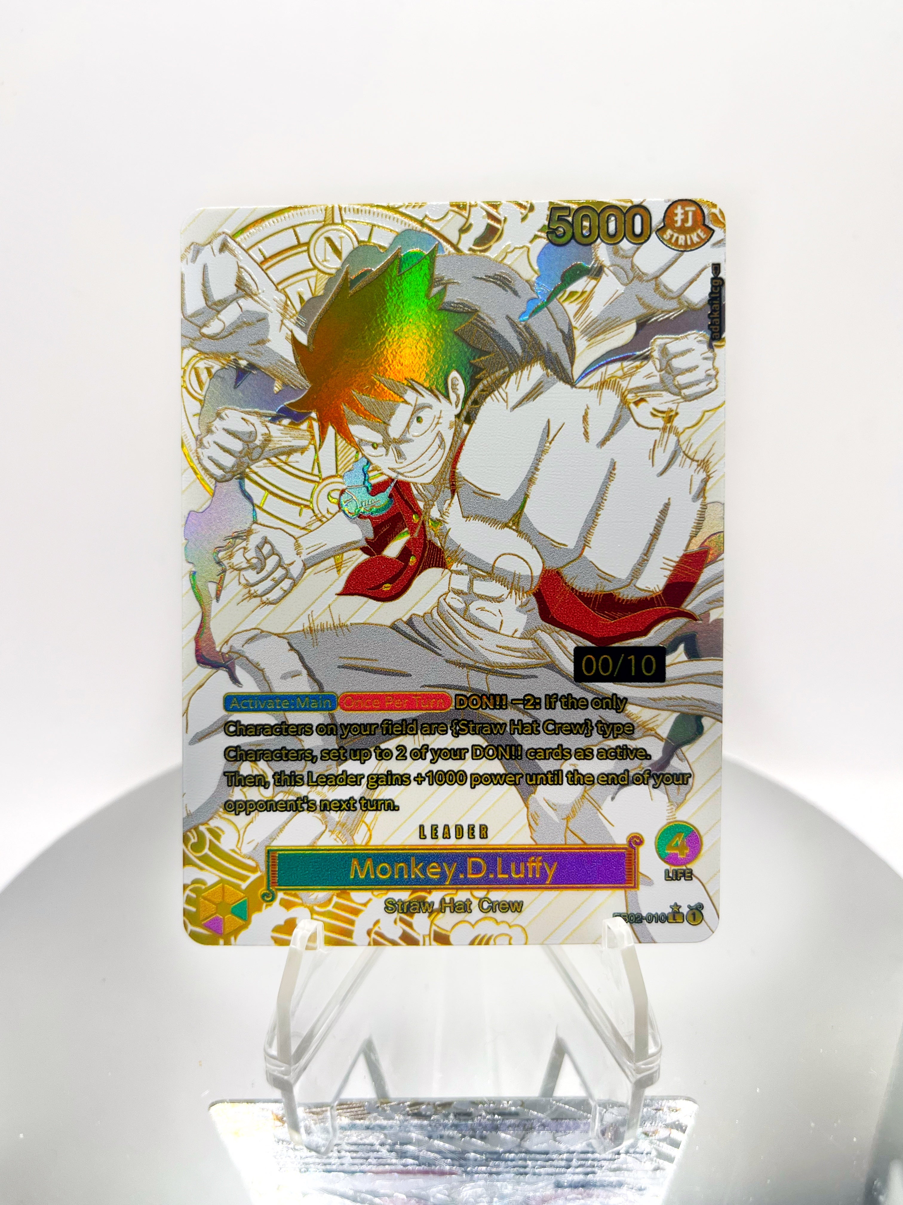 EB02 Monkey D. Luffy “Divine Gold” (Serialized SpiritFoil)