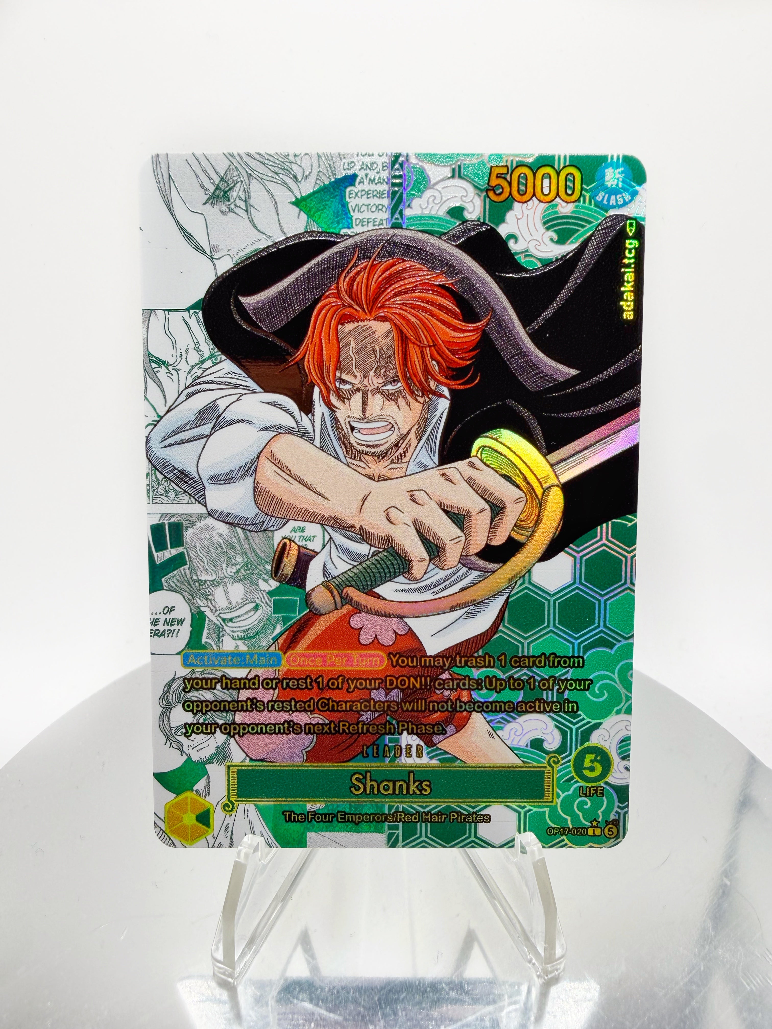 Manga Silver SP OP17 Shanks