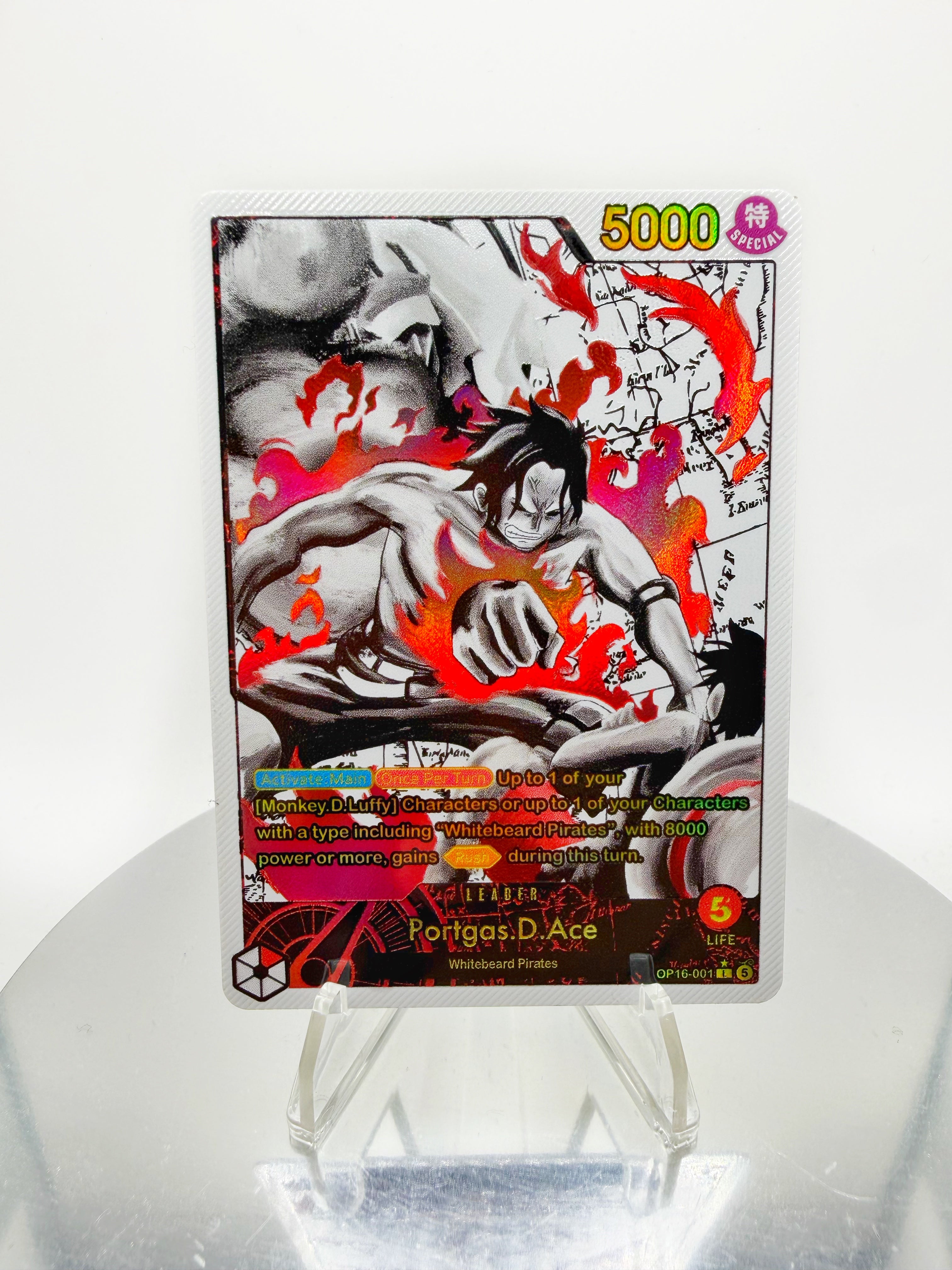 OP16 Ace Special Art Custom Card