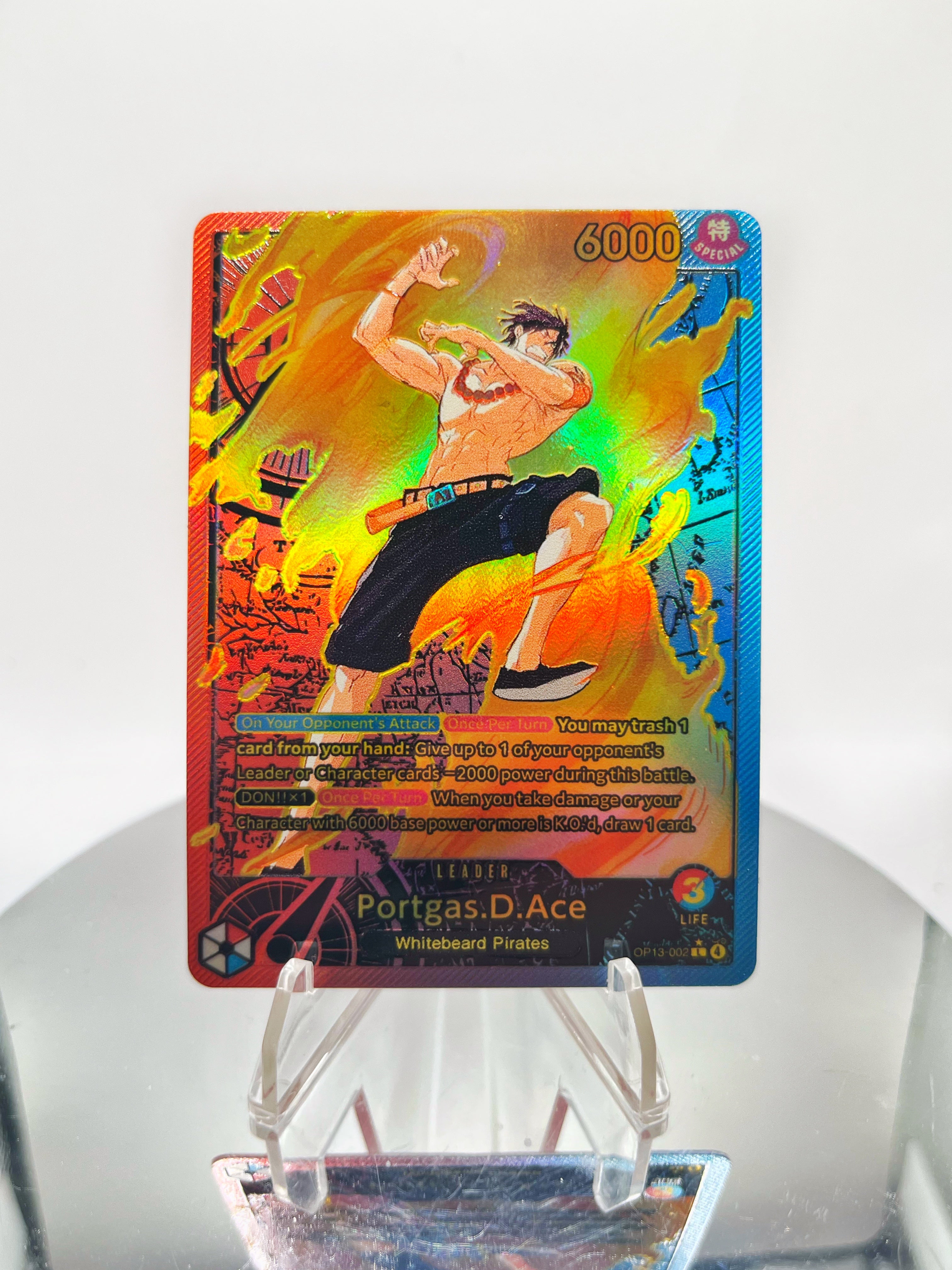 OP13 Portgas D. Ace (MasterPrint Series) One Piece Card Game