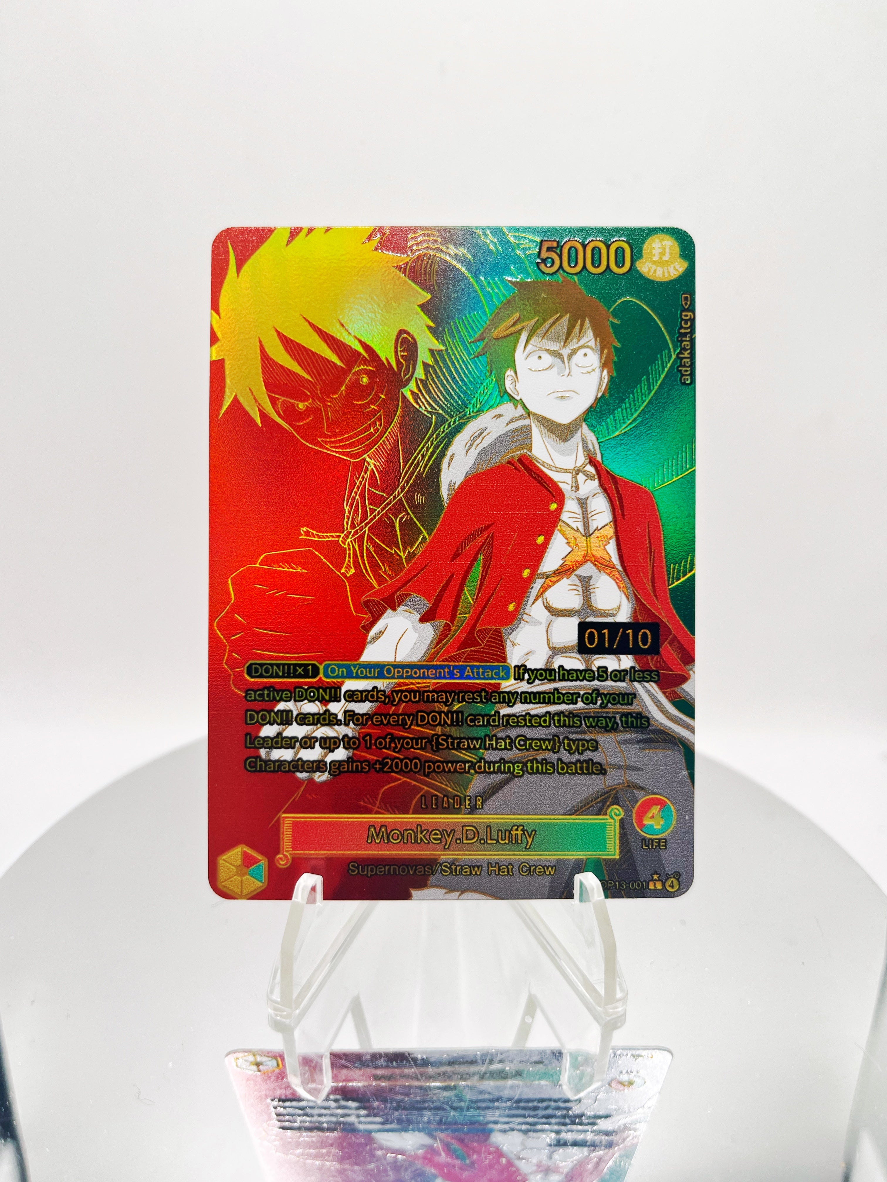 OP13 Monkey D. Luffy "Divine Gold" (Serialized ColorFoil)