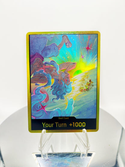 Luffy “Sunset” BUNDLE (Two Player Cloth Mat & 10 DON!! Cards)