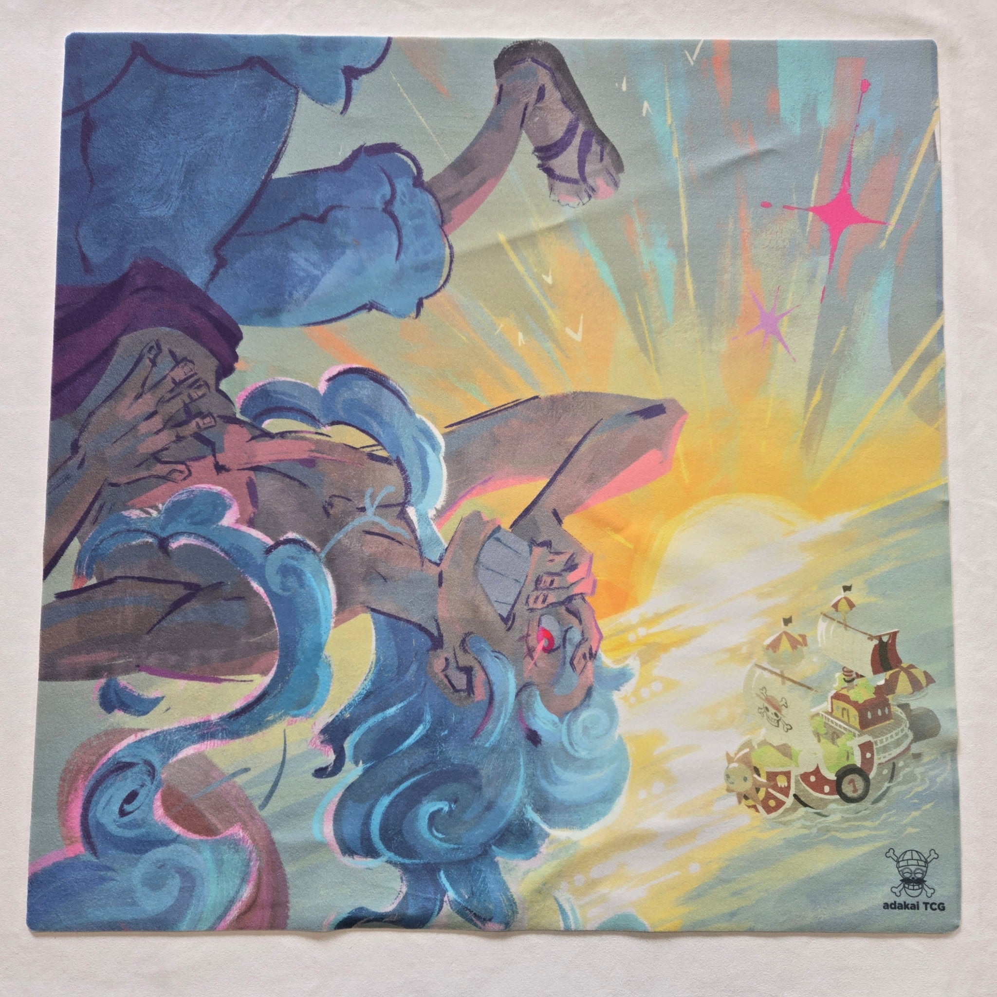 Luffy “Sunset” Two Player Cloth Playmat (MetaMats Collab)