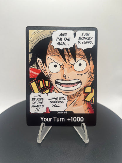 DON!! Set Luffy Will Be King (GLOSS-TEXTURED CARD)