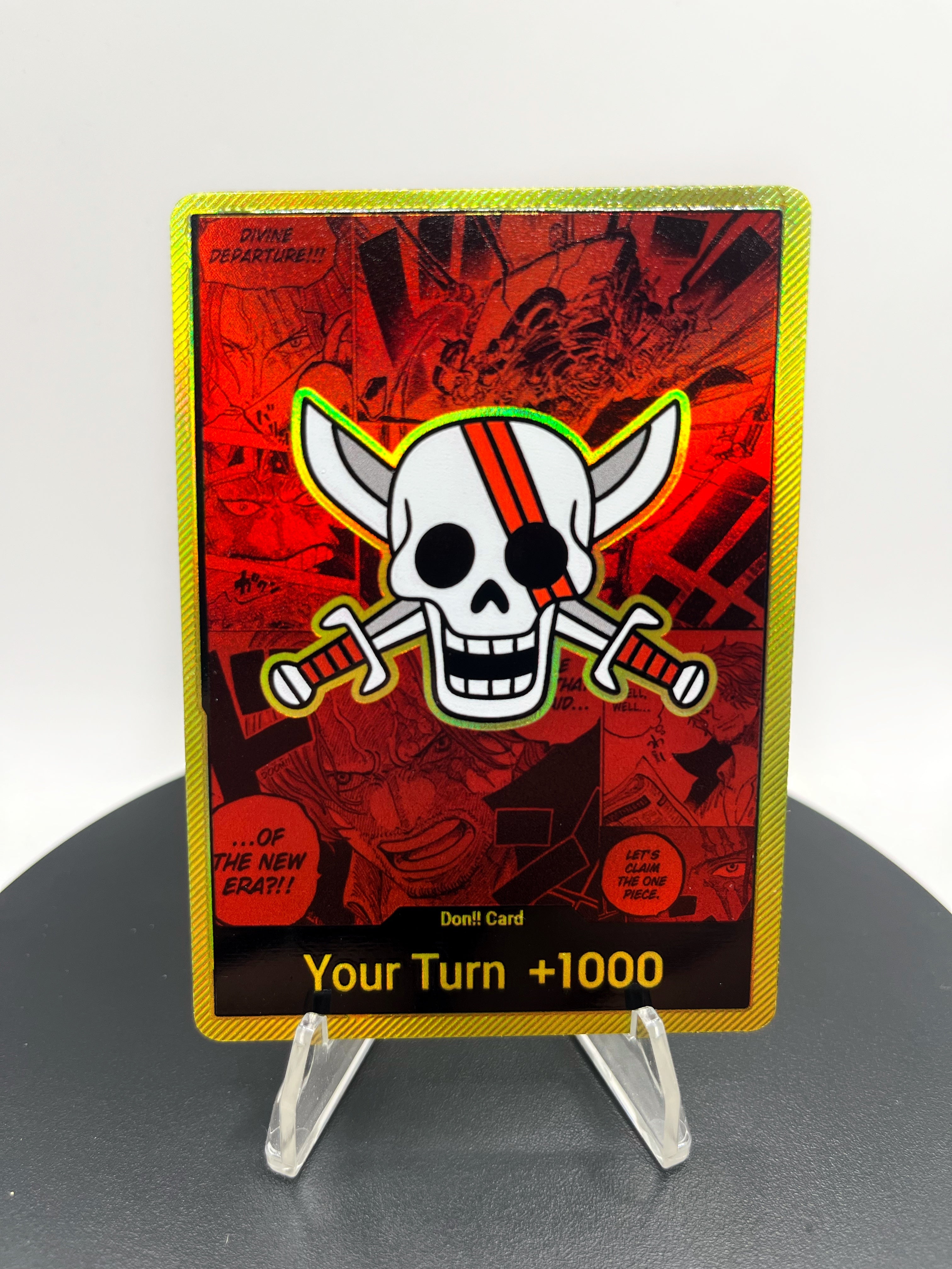 DON!! Emperor Shanks “Red Hair Pirates” Jolly Roger (10 CARD BUNDLE)