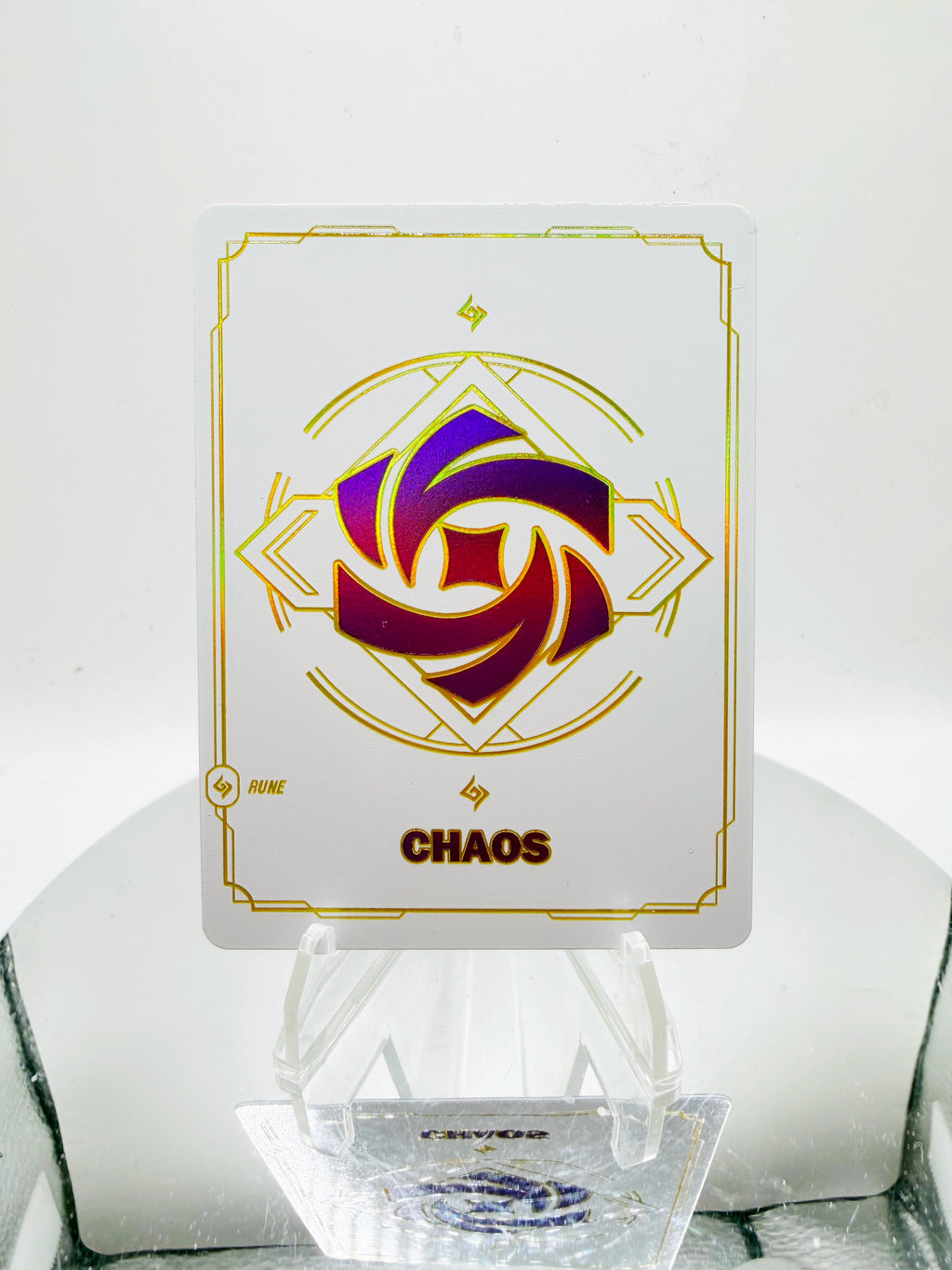 [RIFTBOUND] Premium Chaos Rune Card (Single Card)