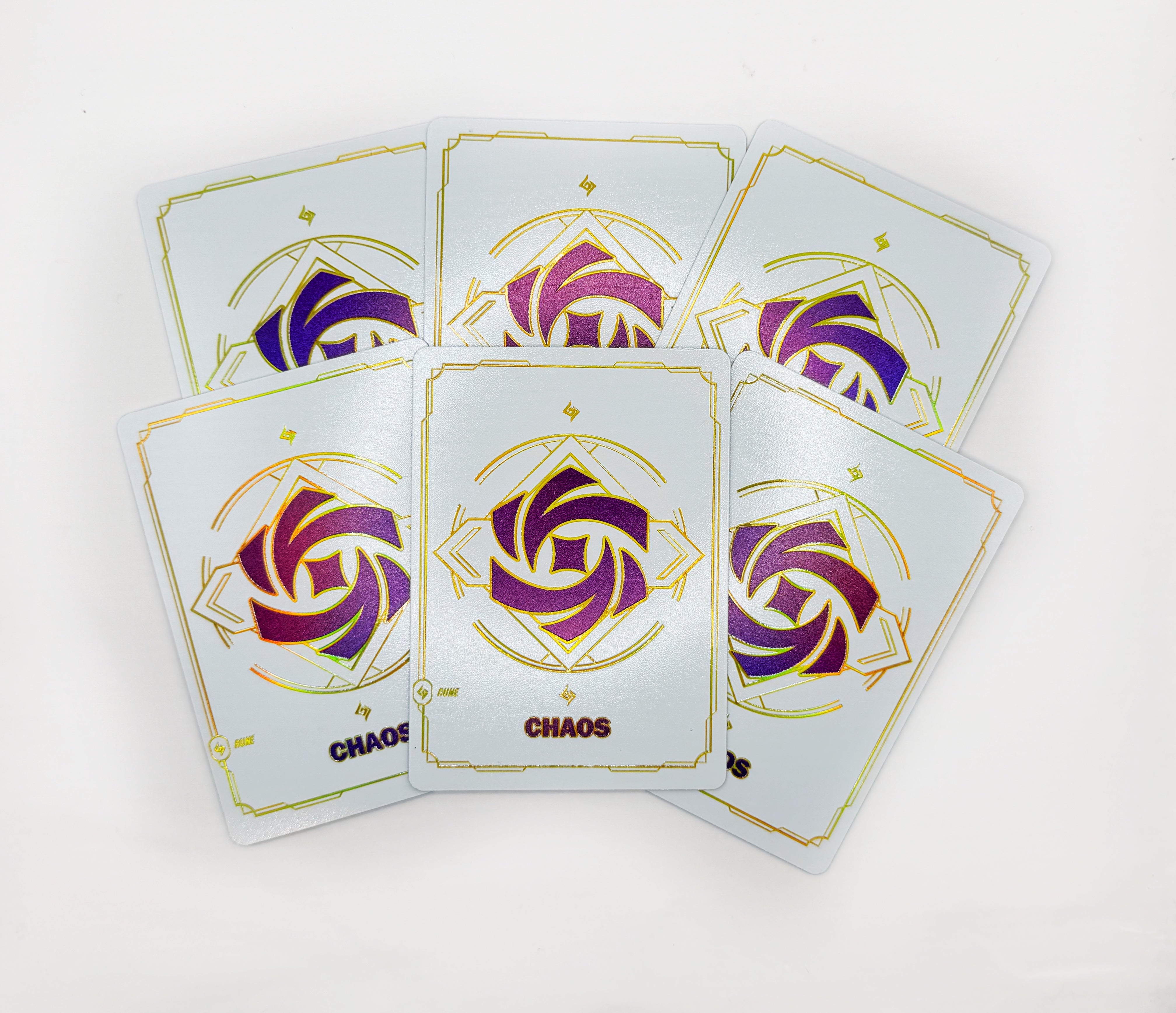 [RIFTBOUND] Premium Chaos Rune Card (6 CARD BUNDLE)