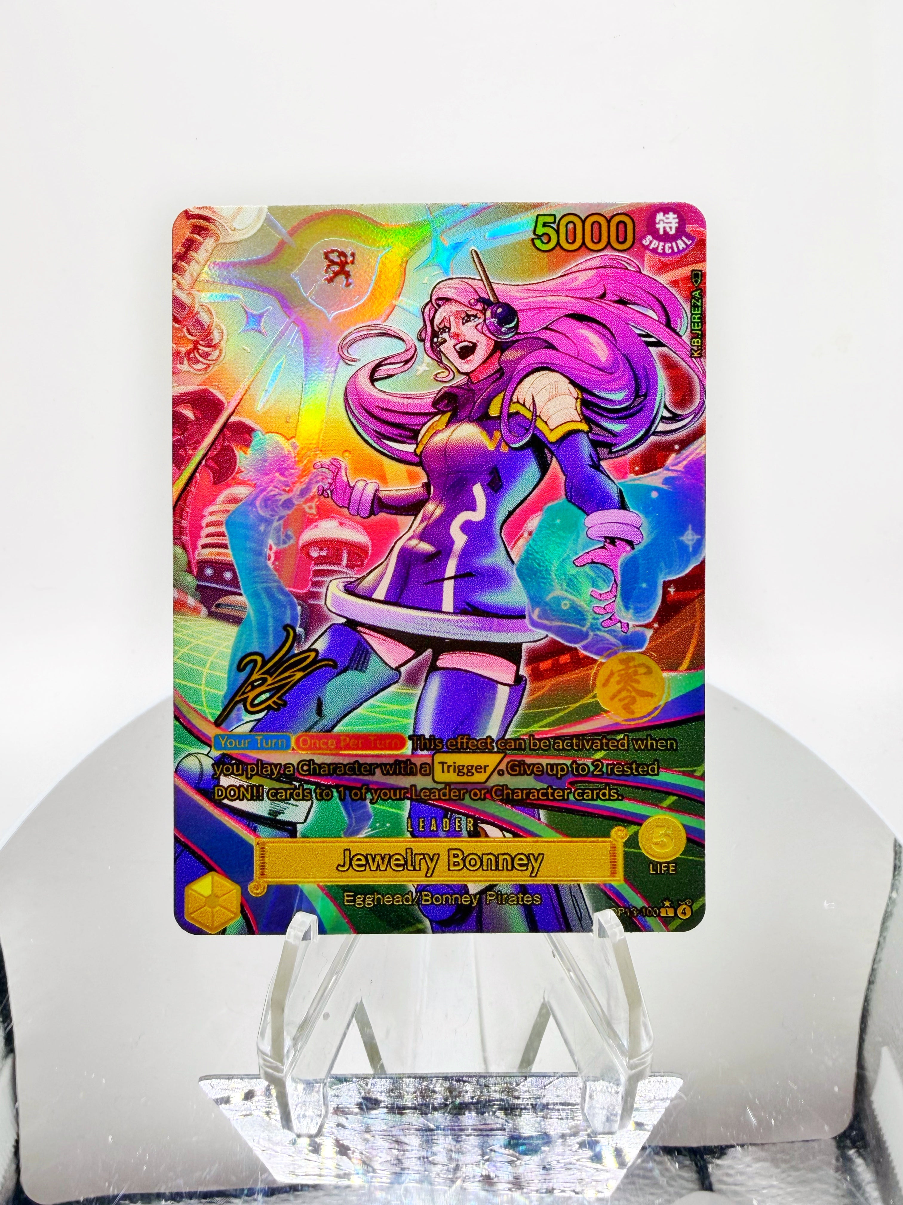 [KANJI GOLD STAMP] OP13 Jewelry Bonney “Always With You” (Artist: KB Jereza)