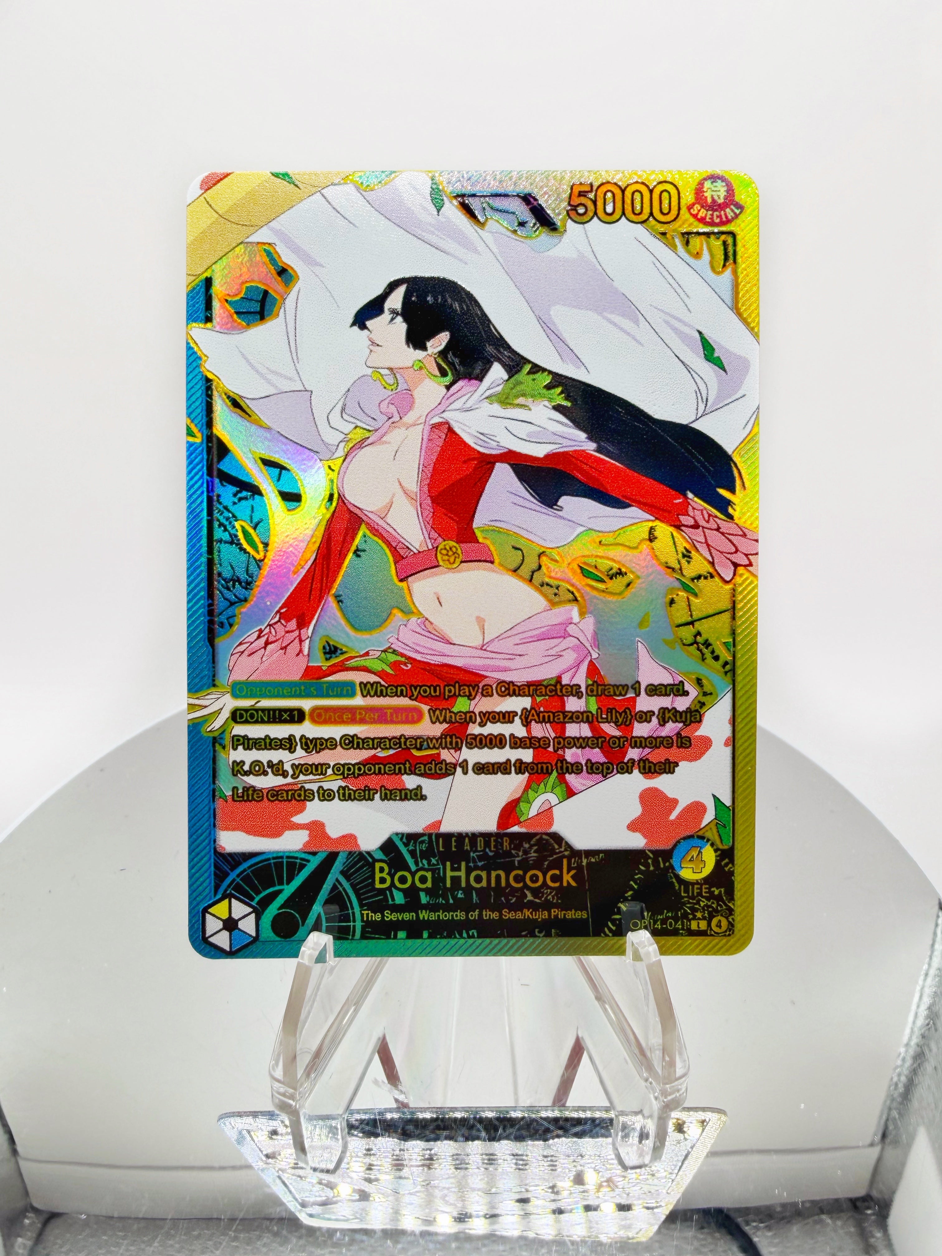 OP14 Boa Hancock (MasterPrint Series) One Piece Card Game