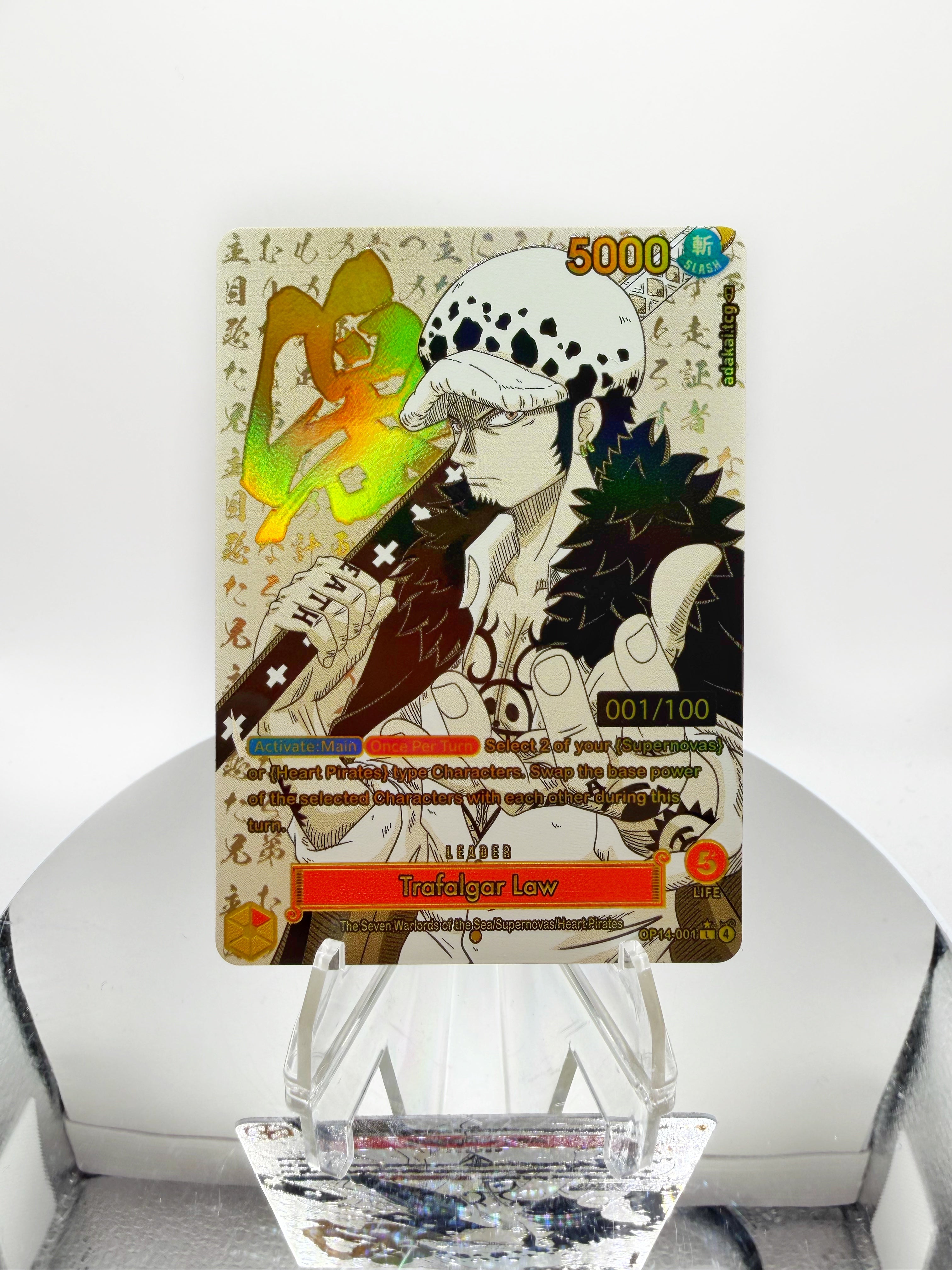 OP14 Trafalgar Law “WRATH” (Seven Sins Collection) One Piece Card Game