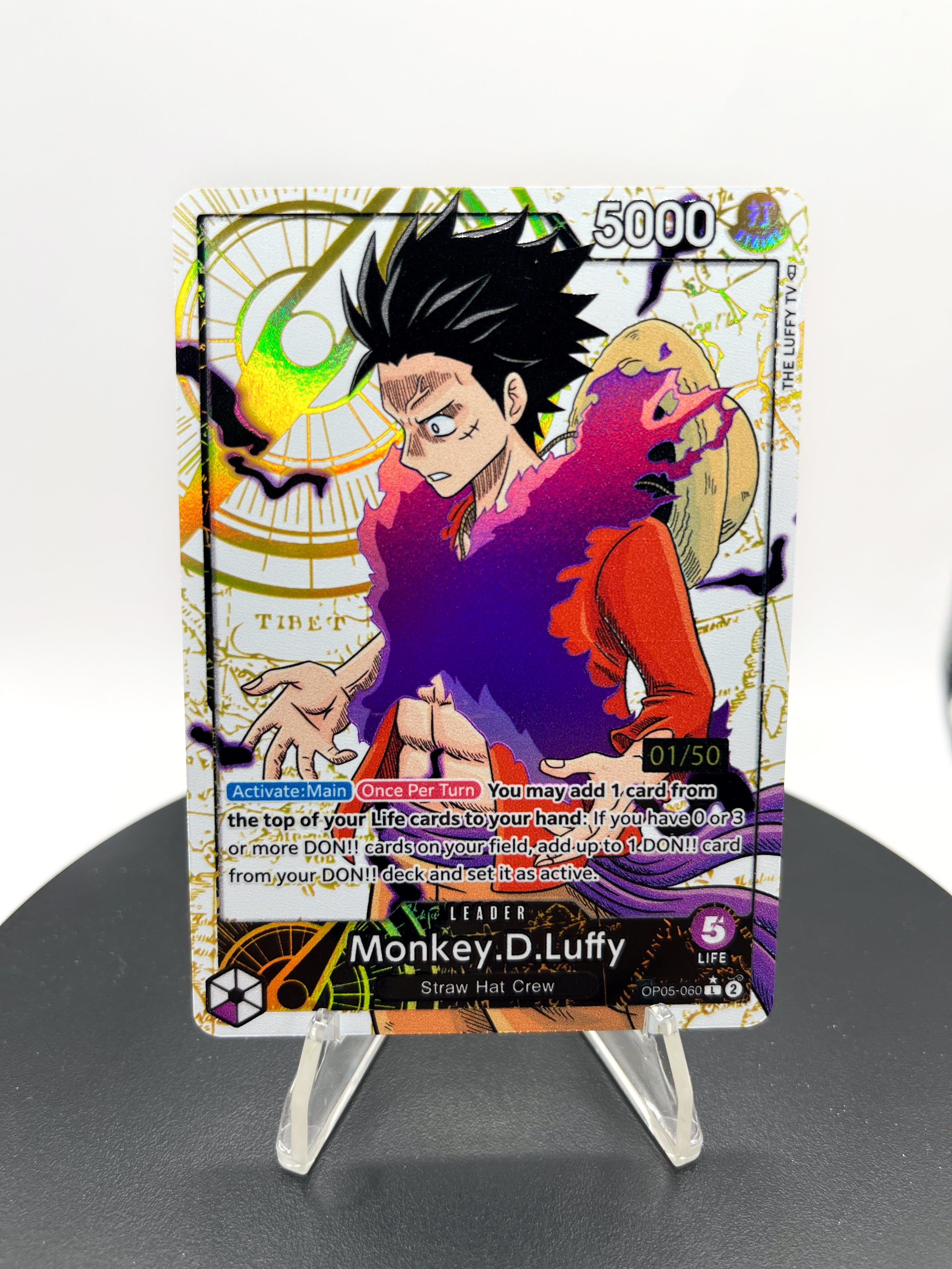 OP05 Purple Luffy (SERIALIZED)