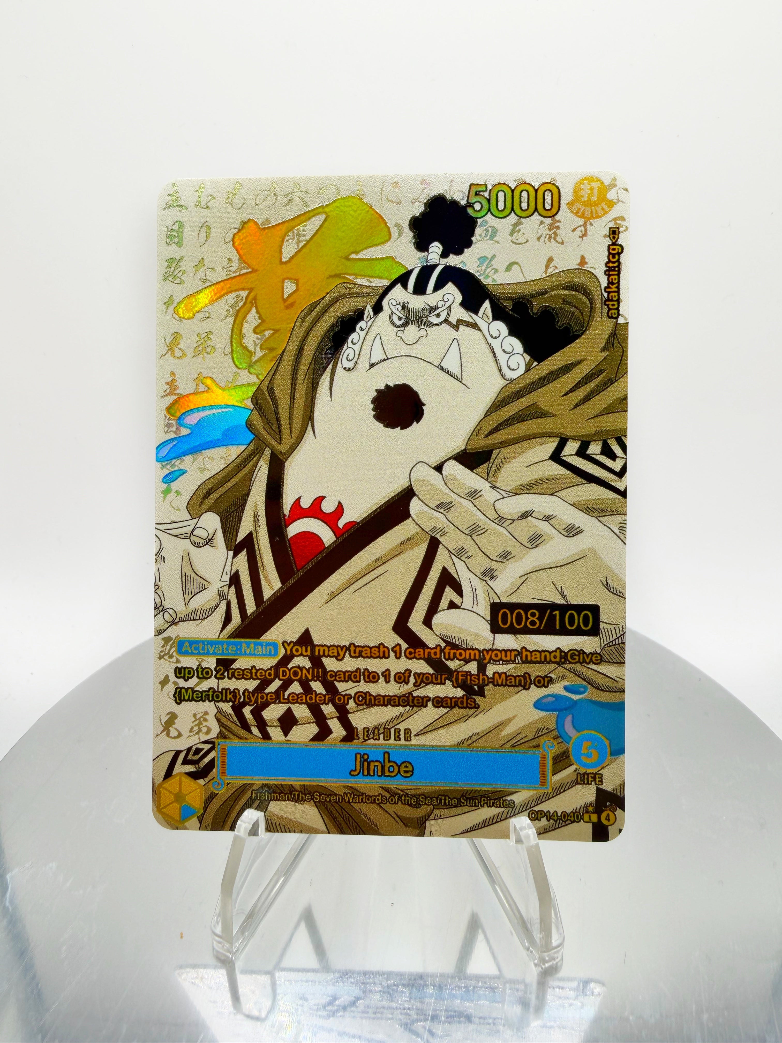 OP14 Jinbe “PRIDE” (Seven Sins Collection) One Piece Card Game