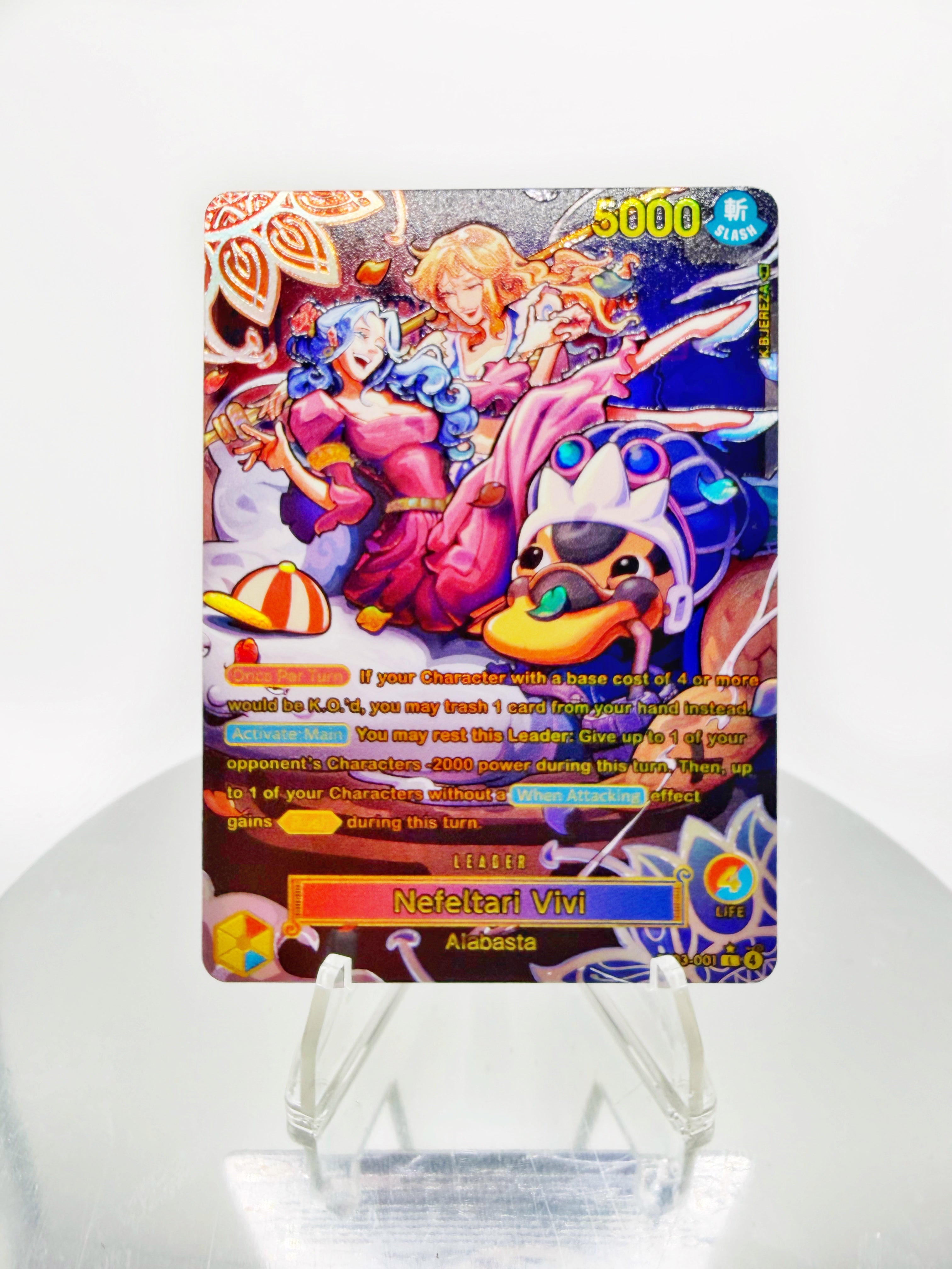 EB03 Nefeltari Vivi “Goddess Throne” (Artist: KB Jereza) One Piece Card Game