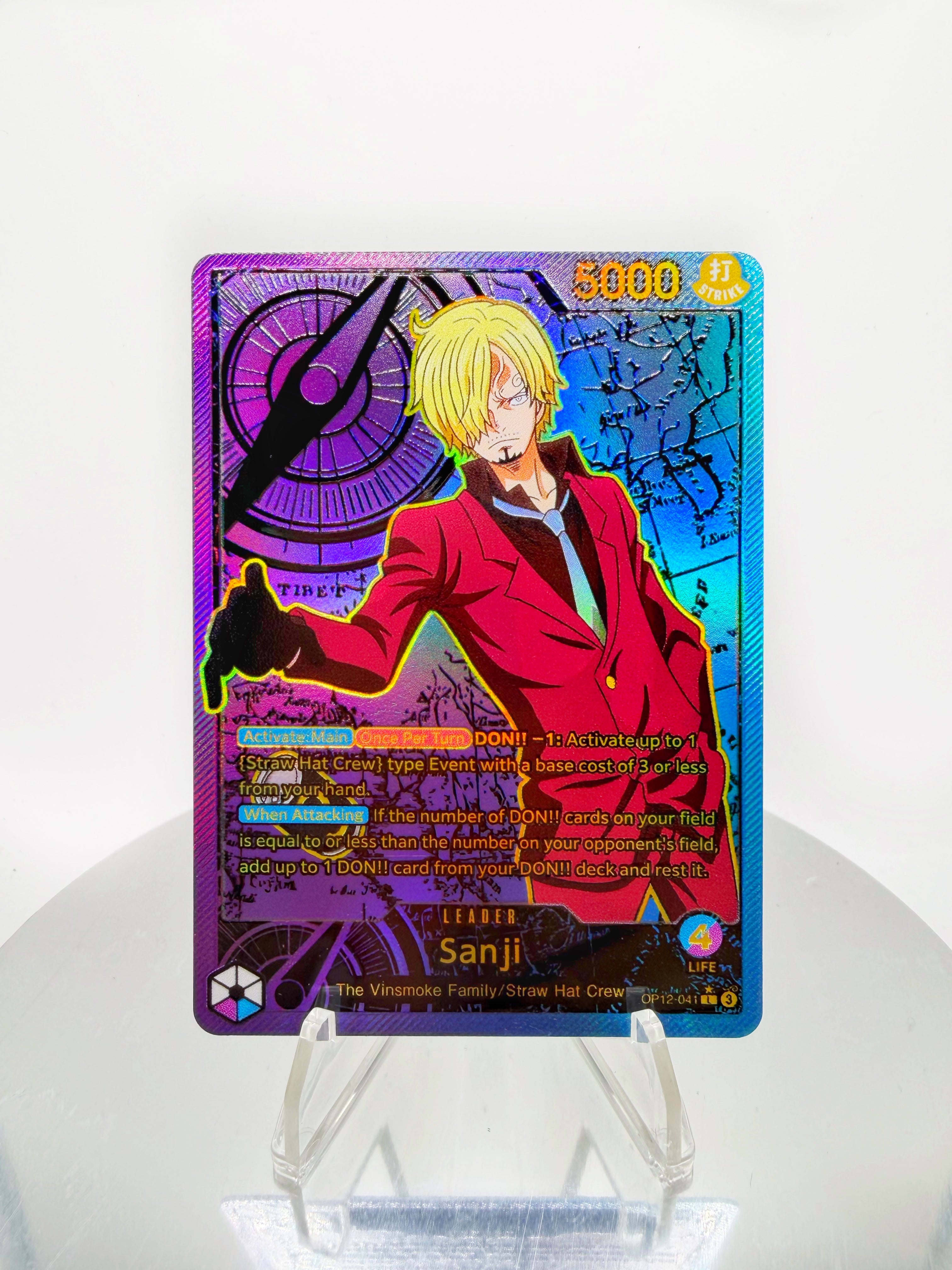 OP12 Sanji (MasterPrint Series) One Piece Card Game