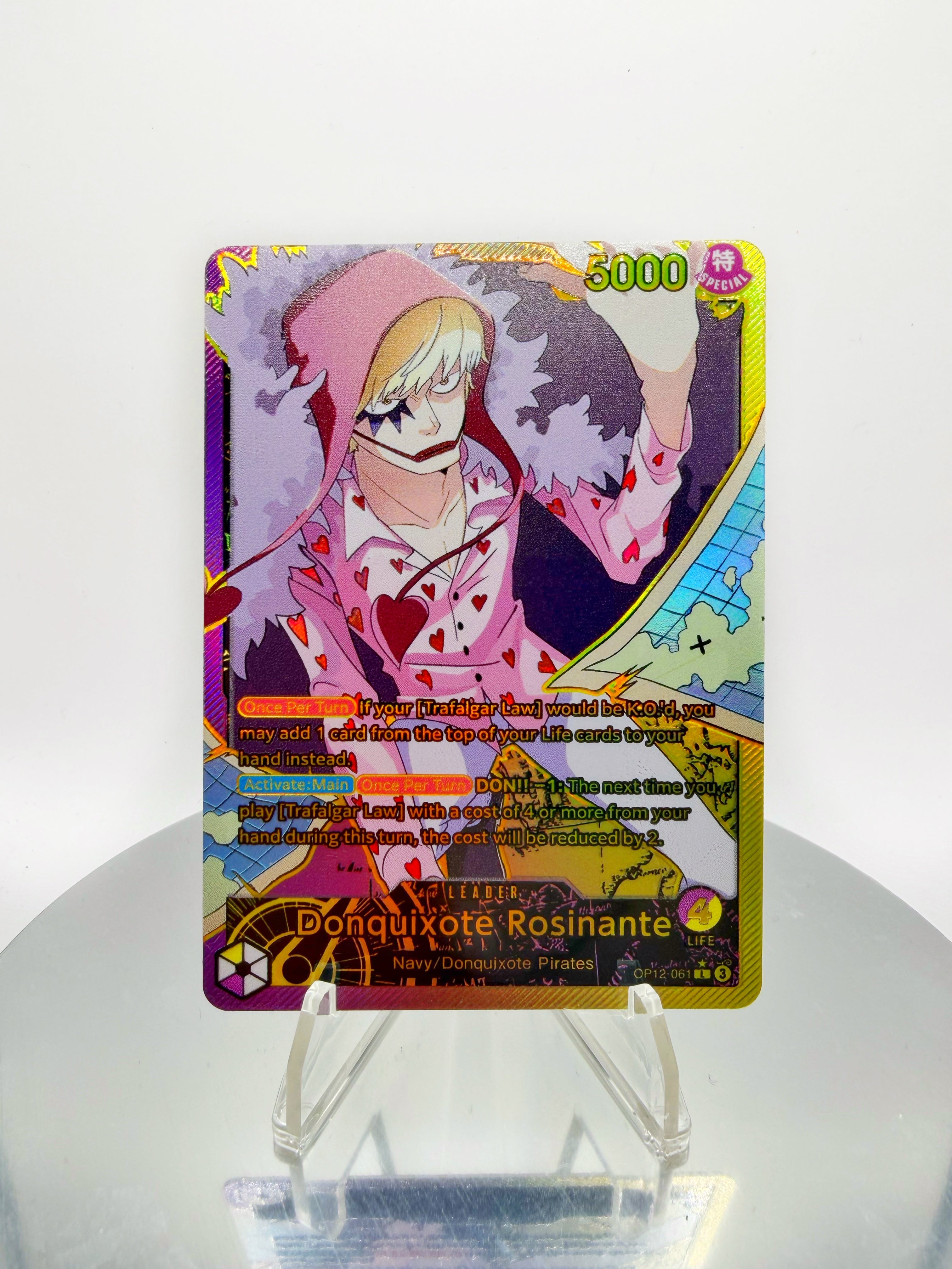 OP12 Donquixote Rosinante (MasterPrint Series) One Piece Card Game