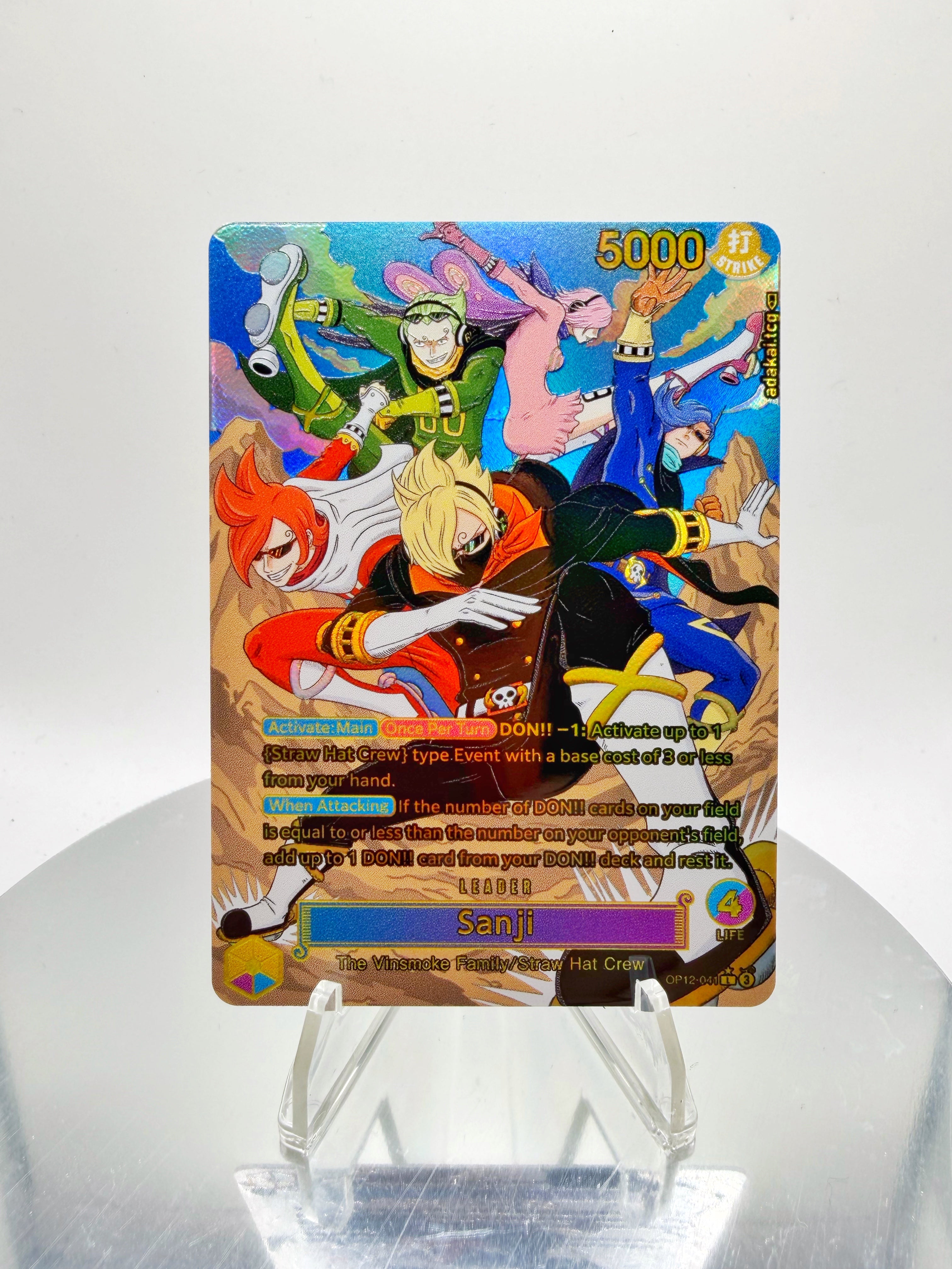 OP12 Sanji "Germa Rangers" Custom Art