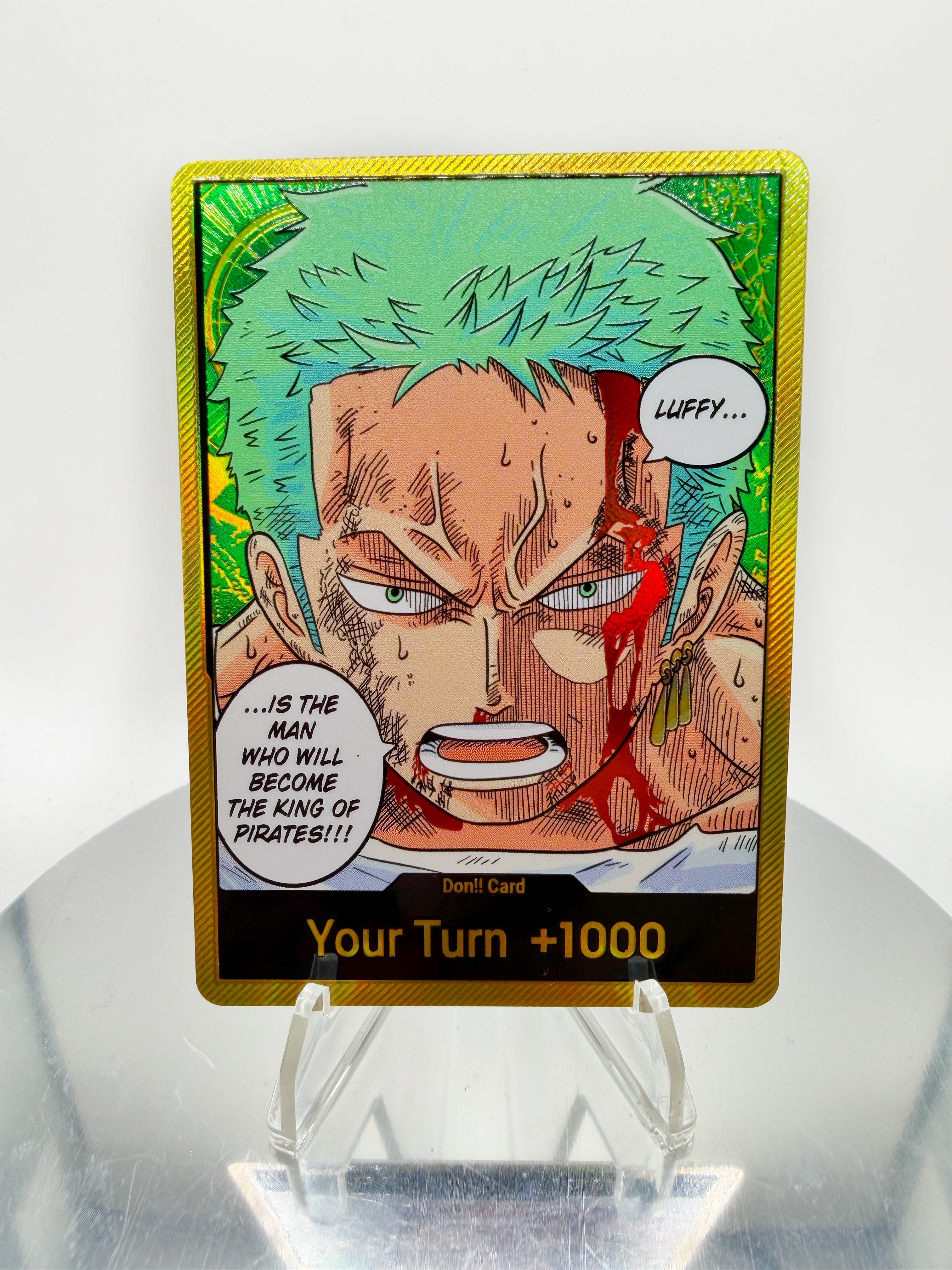 PREMIUM DON!! SET Luffy Will Be King (GOLD FOIL)