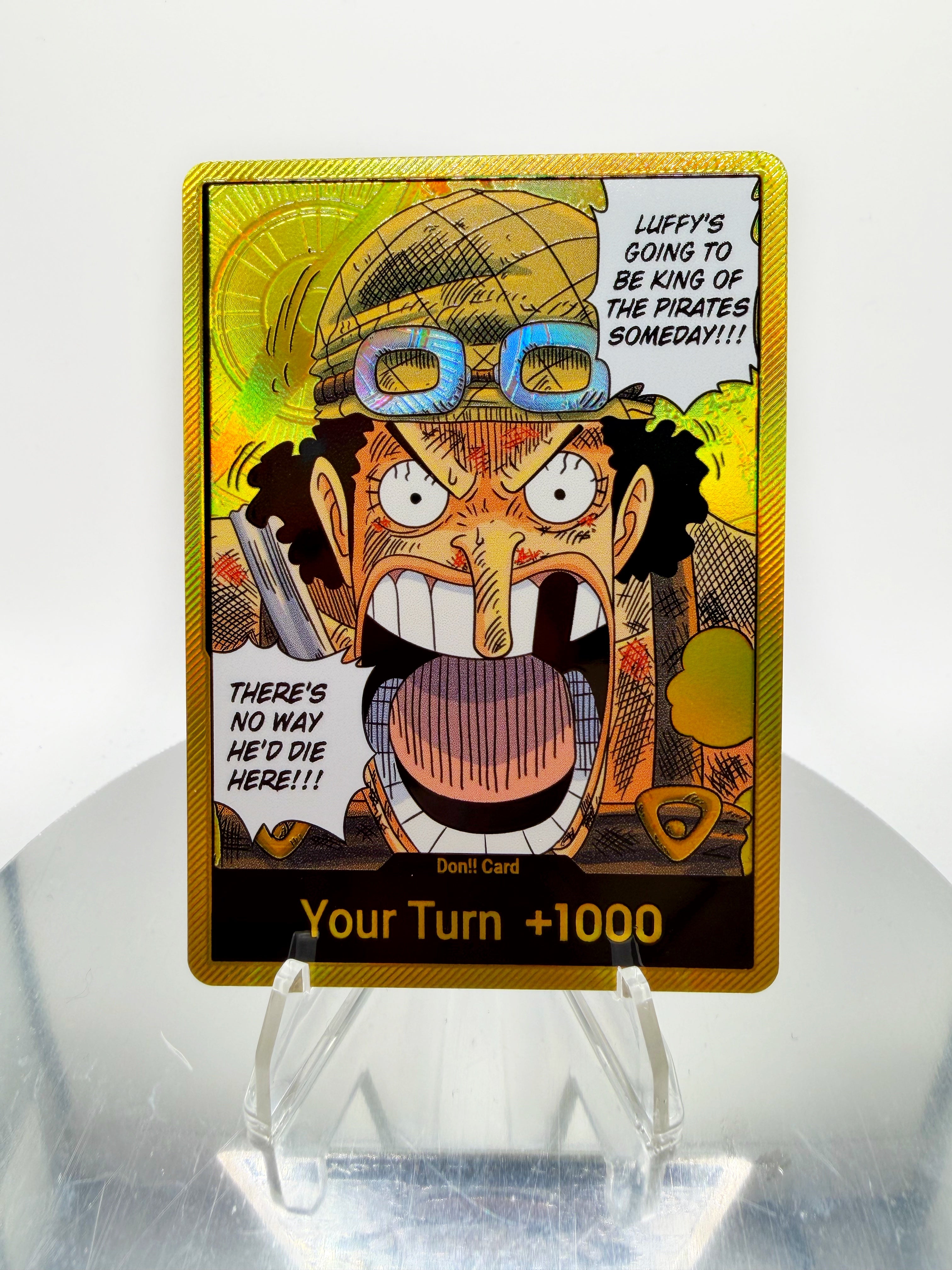 PREMIUM DON!! SET Luffy Will Be King (GOLD FOIL)