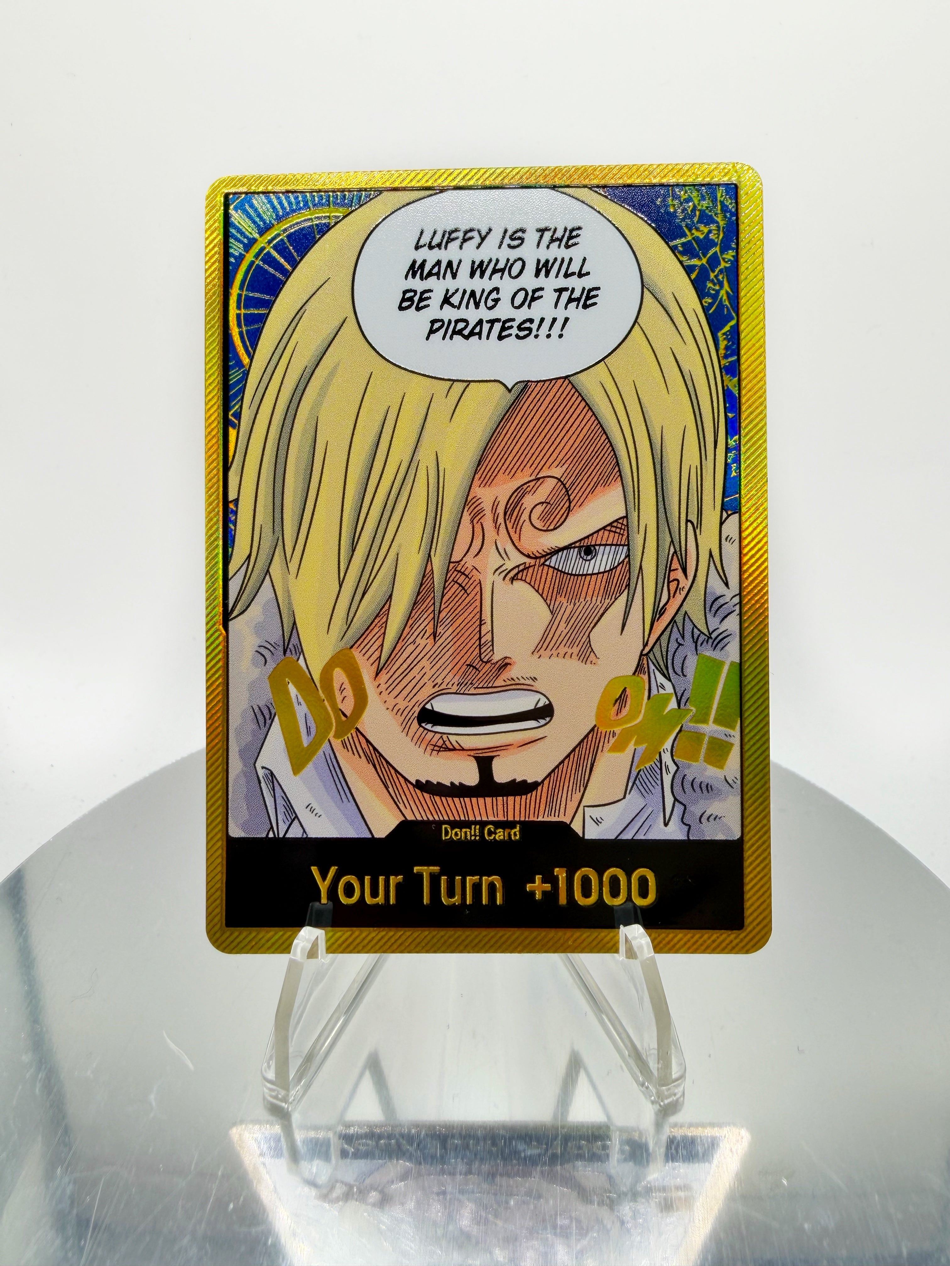 PREMIUM DON!! SET Luffy Will Be King (GOLD FOIL)