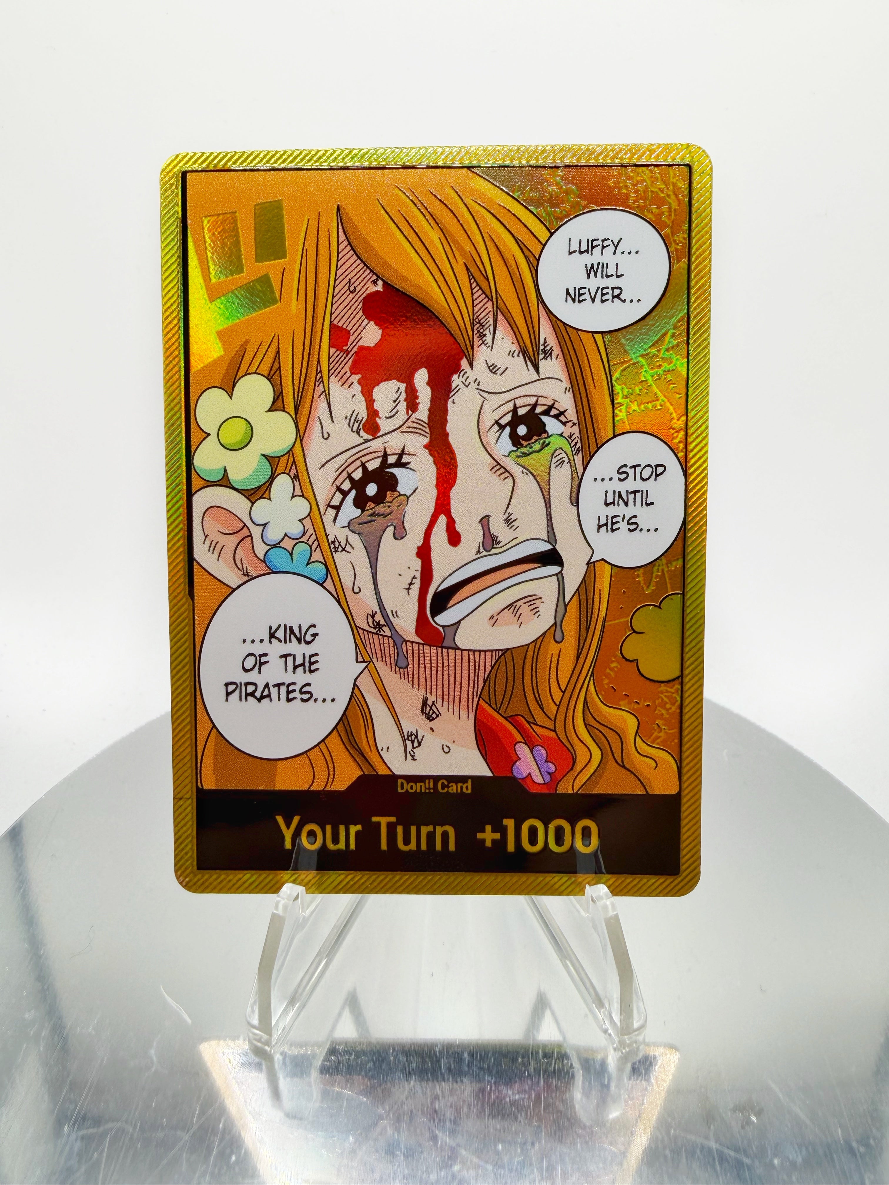 PREMIUM DON!! SET Luffy Will Be King (GOLD FOIL)