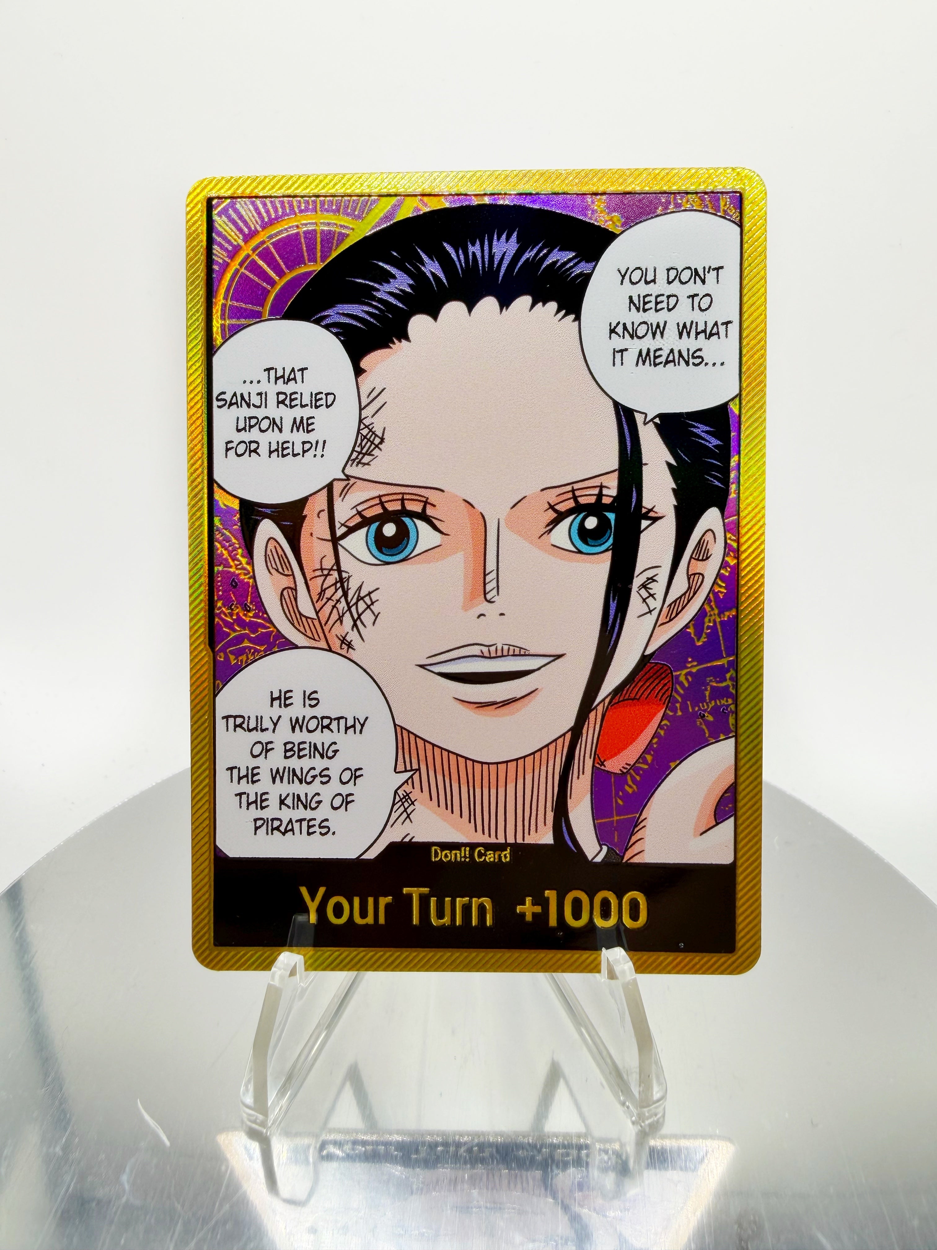 PREMIUM DON!! SET Luffy Will Be King (GOLD FOIL)