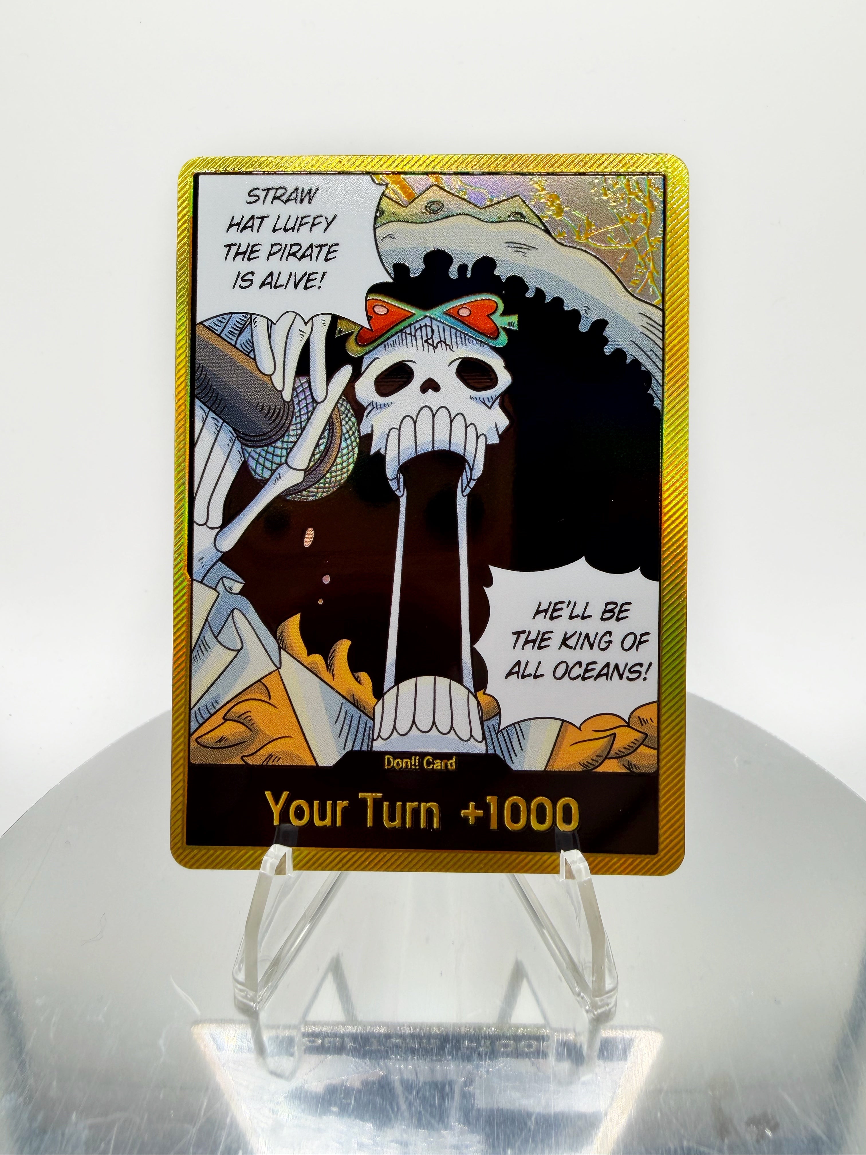 PREMIUM DON!! SET Luffy Will Be King (GOLD FOIL)