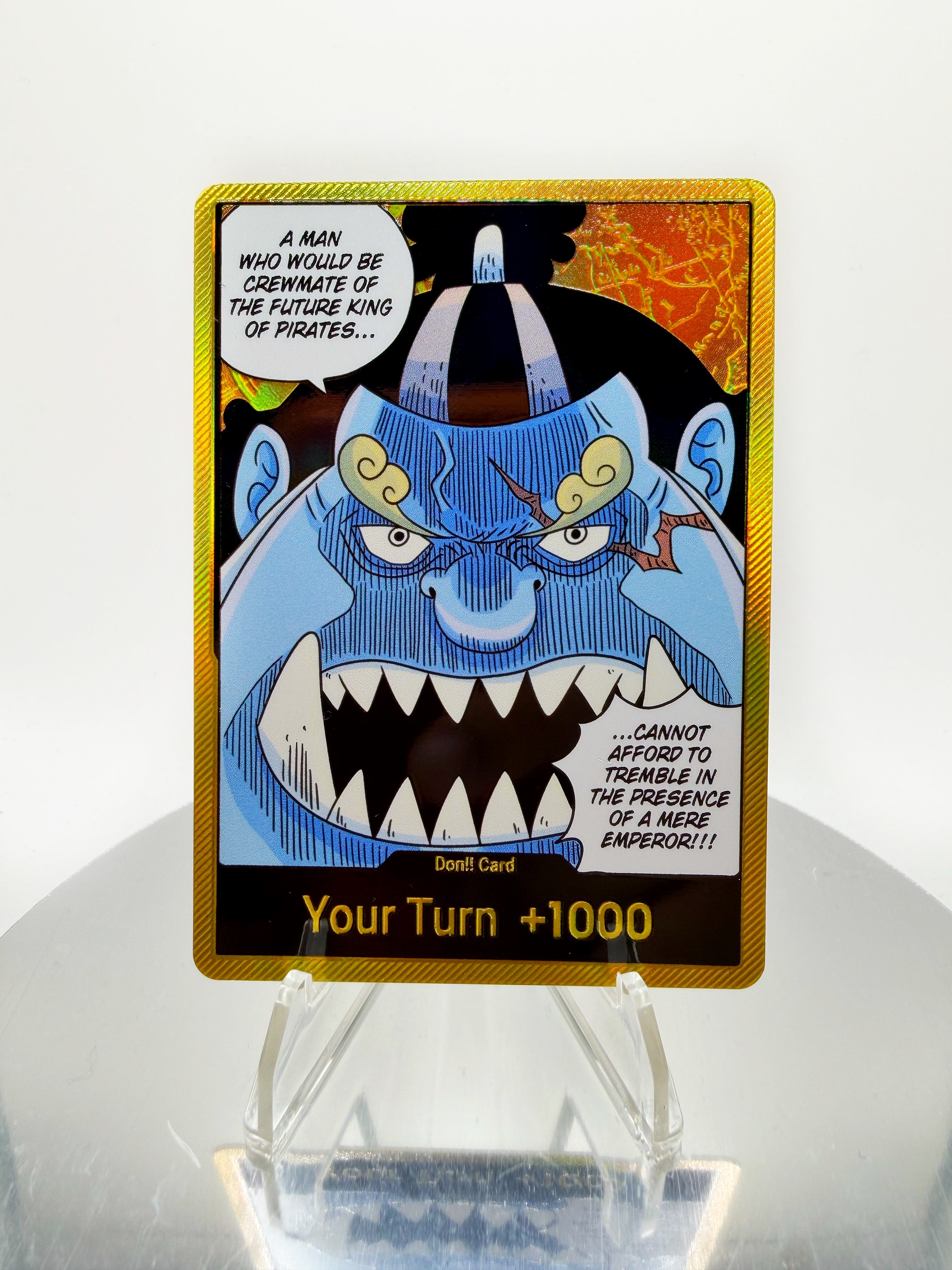 PREMIUM DON!! SET Luffy Will Be King (GOLD FOIL)