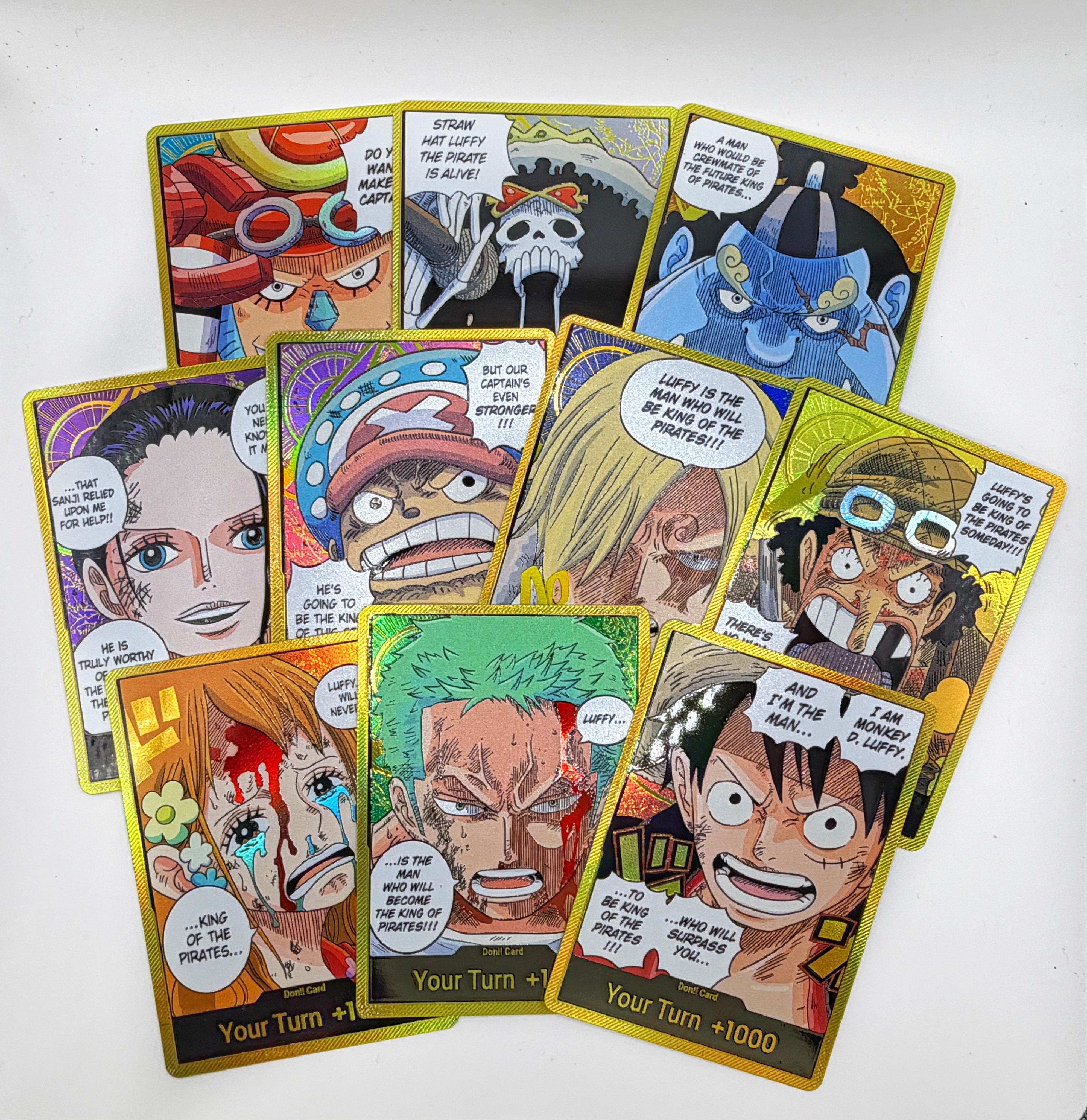 PREMIUM DON!! SET Luffy Will Be King (GOLD FOIL)