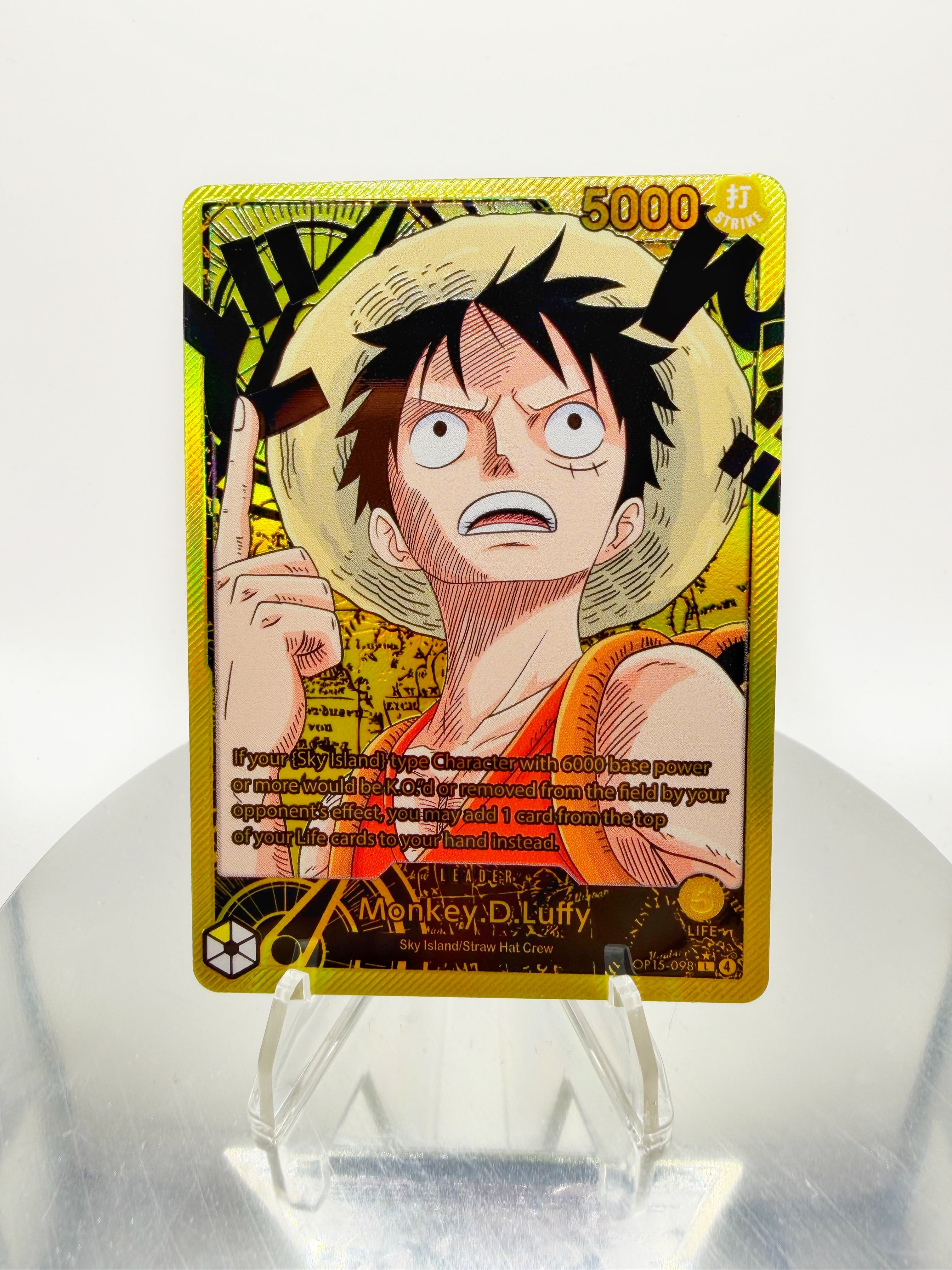OP15 Luffy “to the Sky” Custom Art