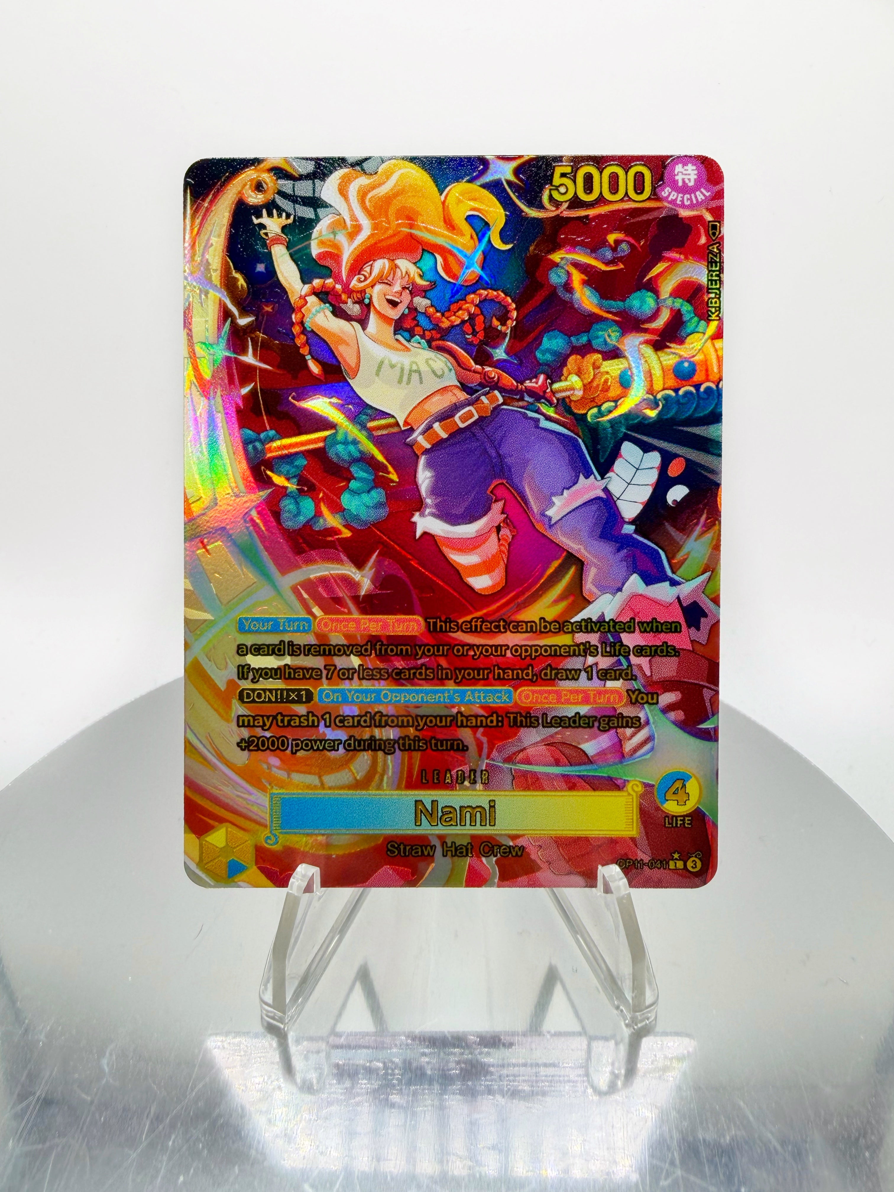 OP11 Nami “Ragnarok” (Artist: KB Jereza)  Custom Art