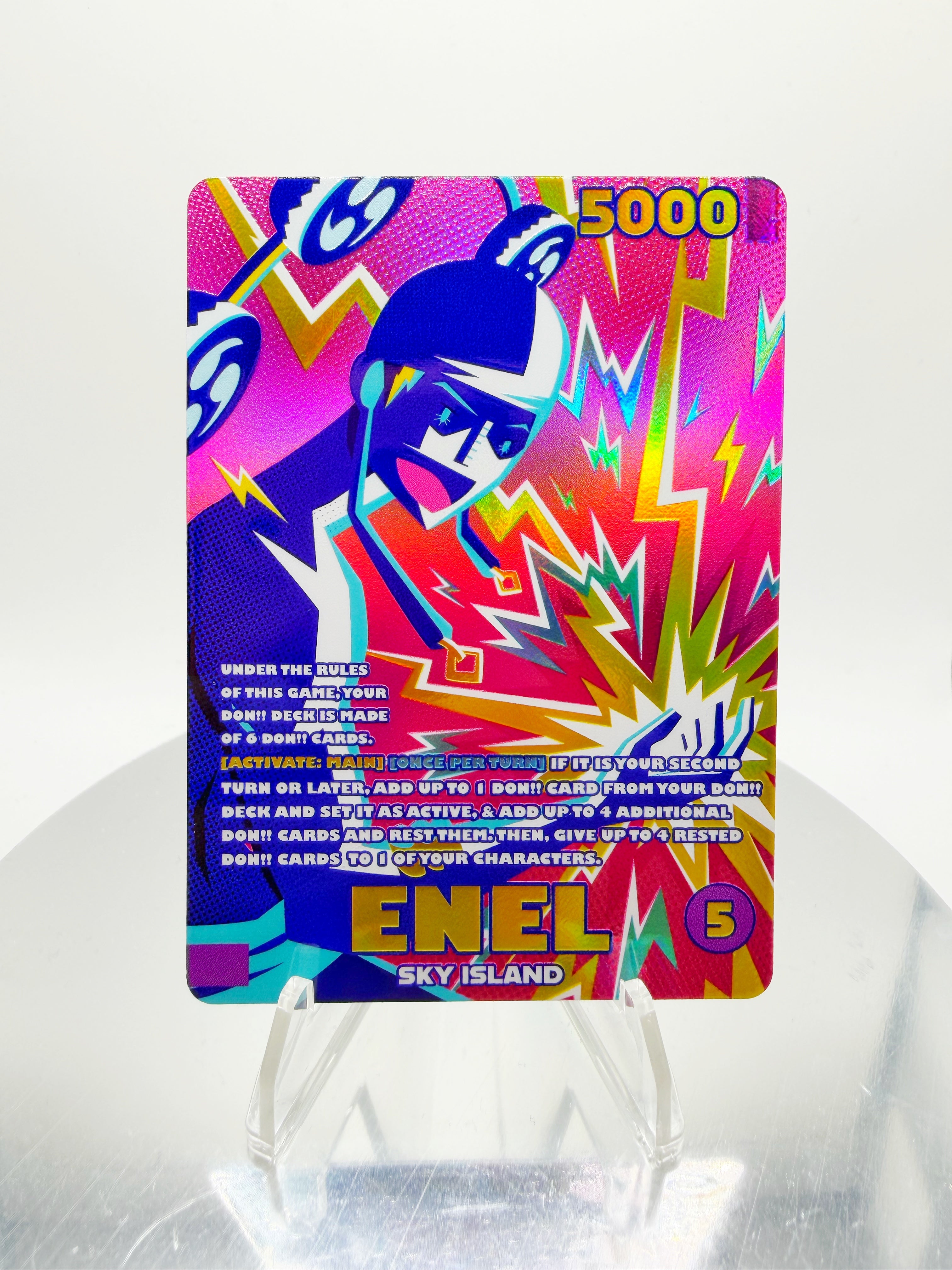 OP15 Enel Pop-Art (Art by GerryDraws)