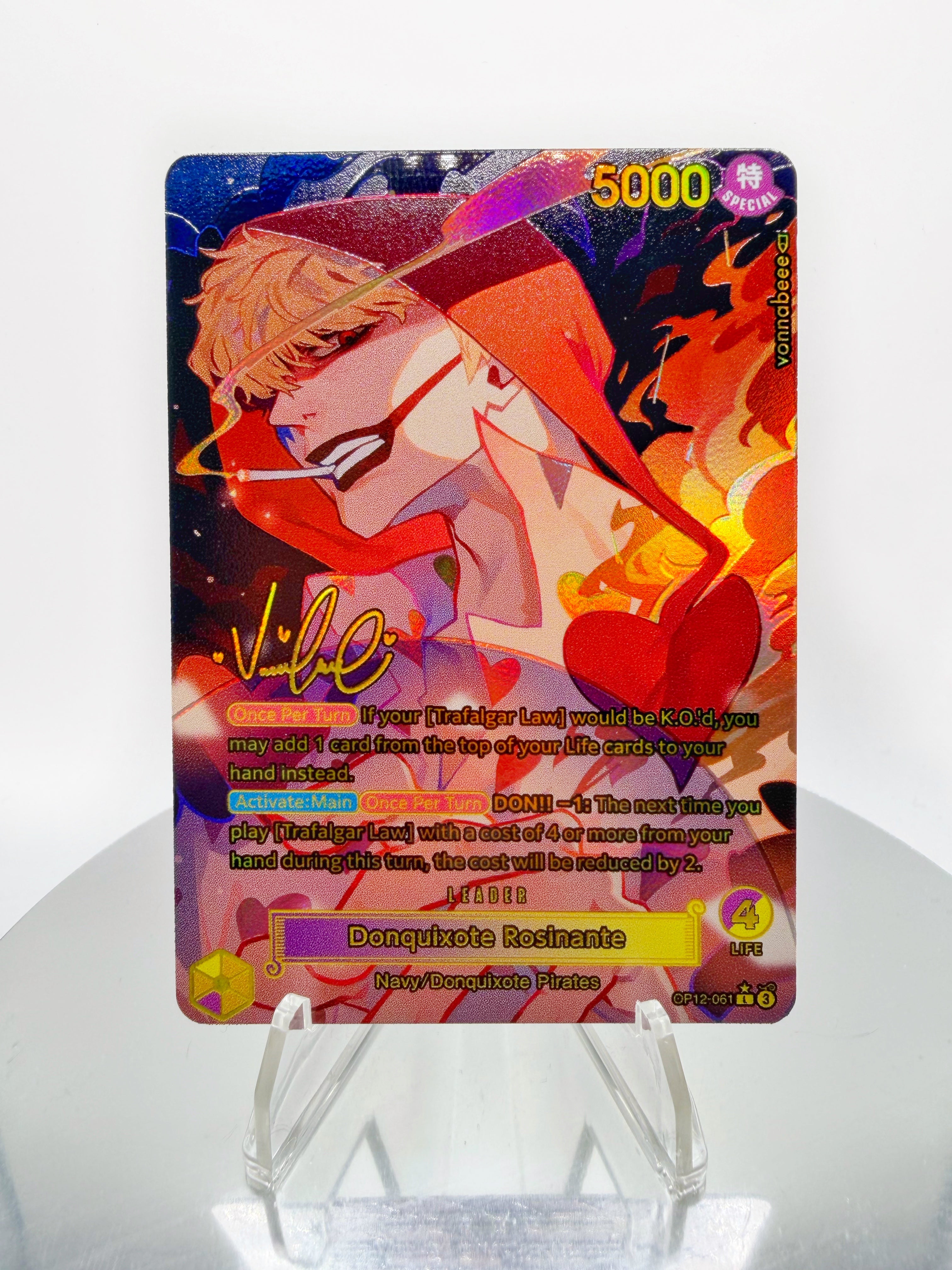 OP12 Rosinante SIGNATURE (Art by Vonnabeee)