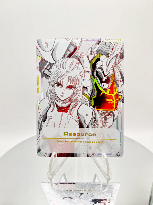 [Gundam] Marida Cruz & Kshatriya SpiritFoil Resource (SINGLE CARD)