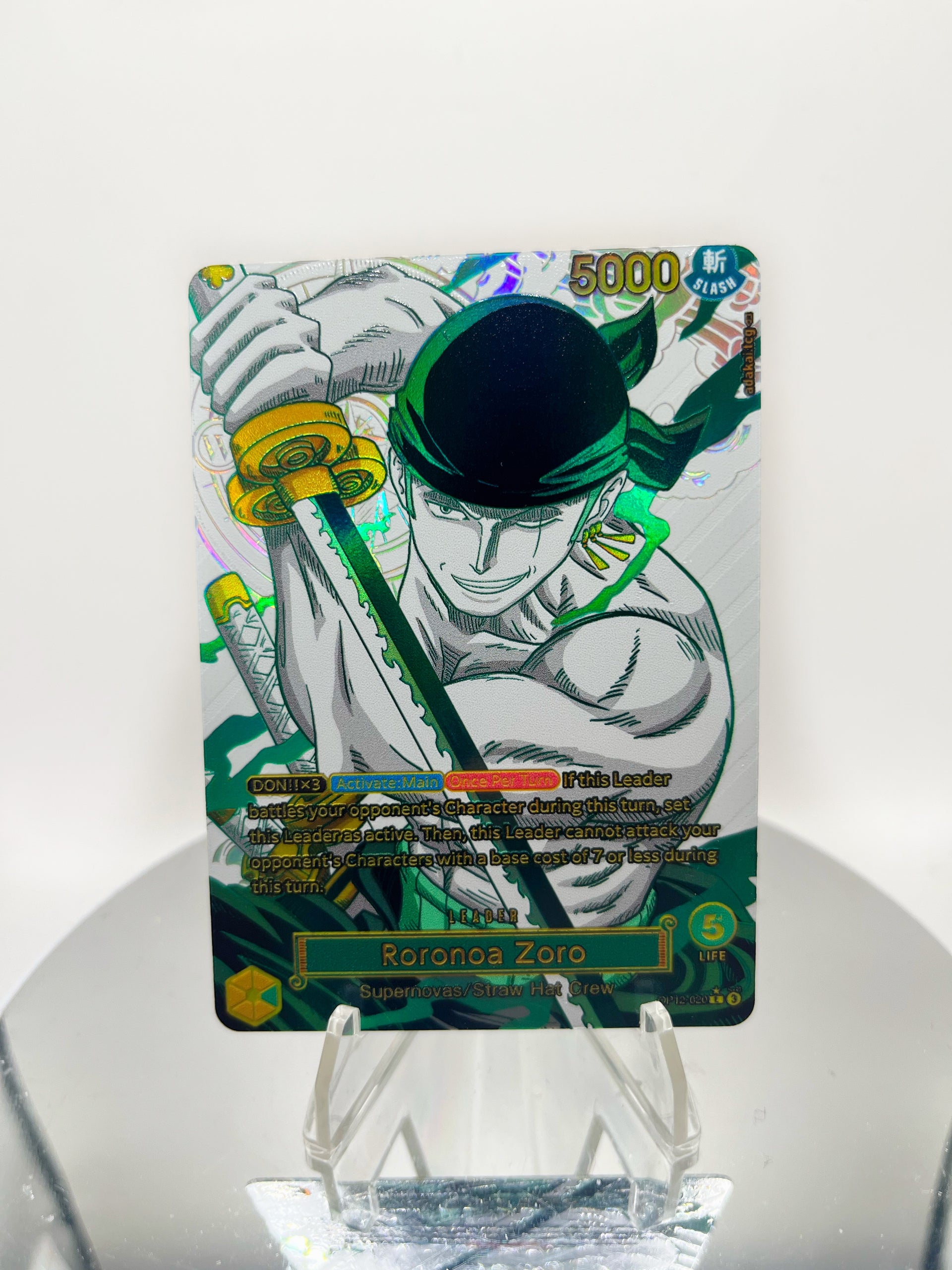 one piece card game roronoa zoro OP12 Roronoa Zoro (SpiritFoil) Custom Art