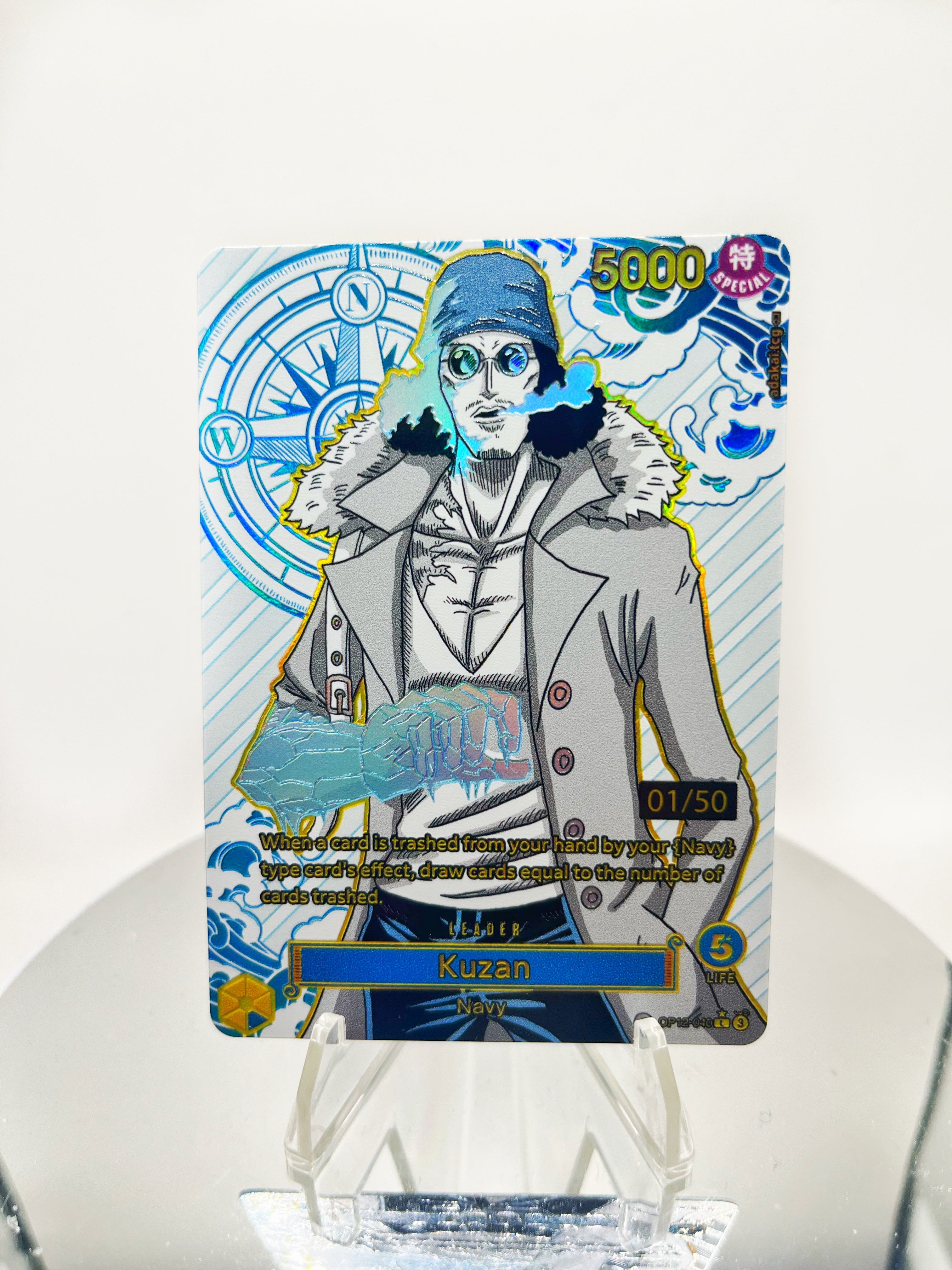 OP12 Kuzan (Serialized SpiritFoil)