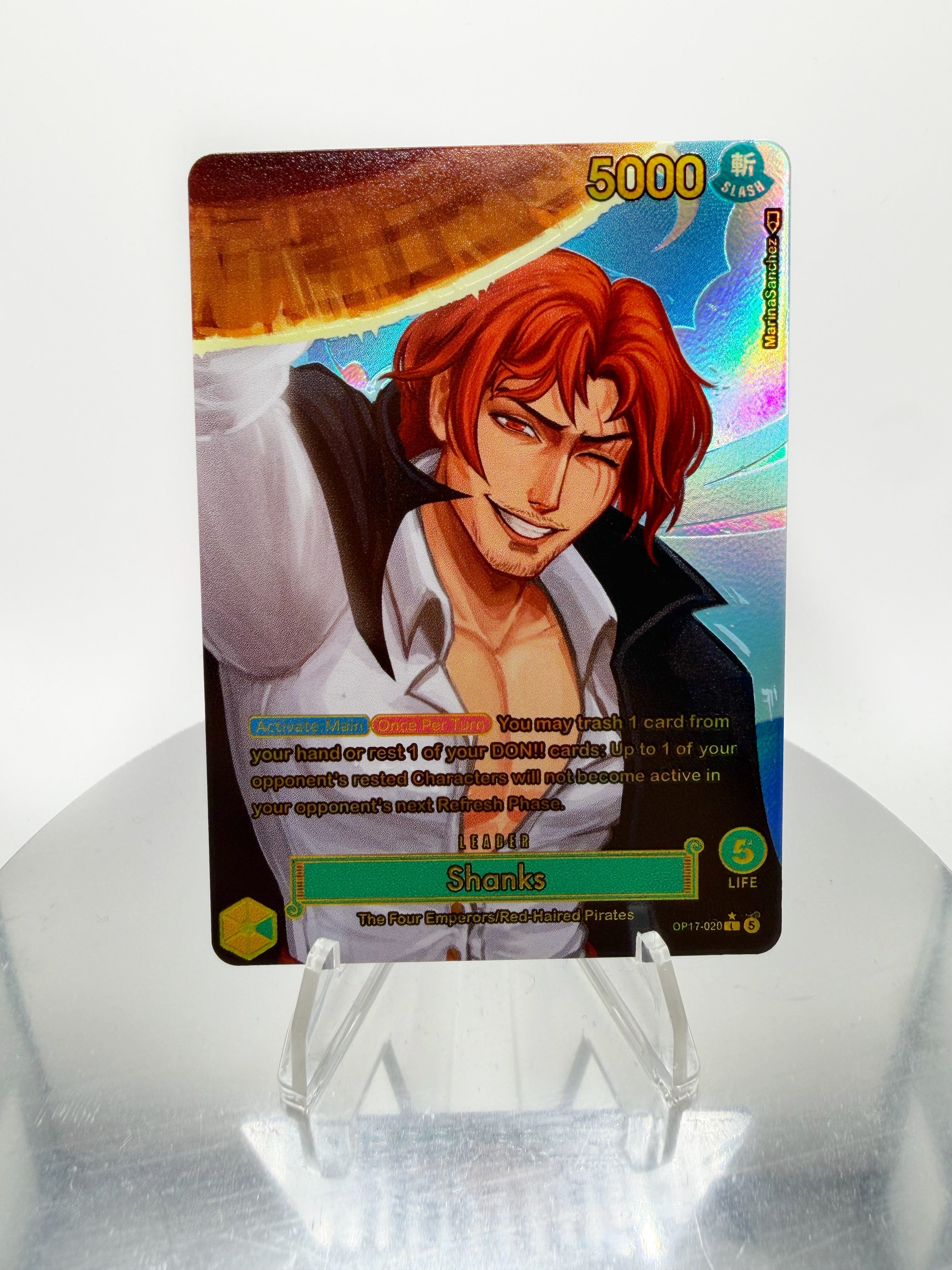OP17 Shanks “Legacy” (Artist: Marina Sanchez)  Custom Art