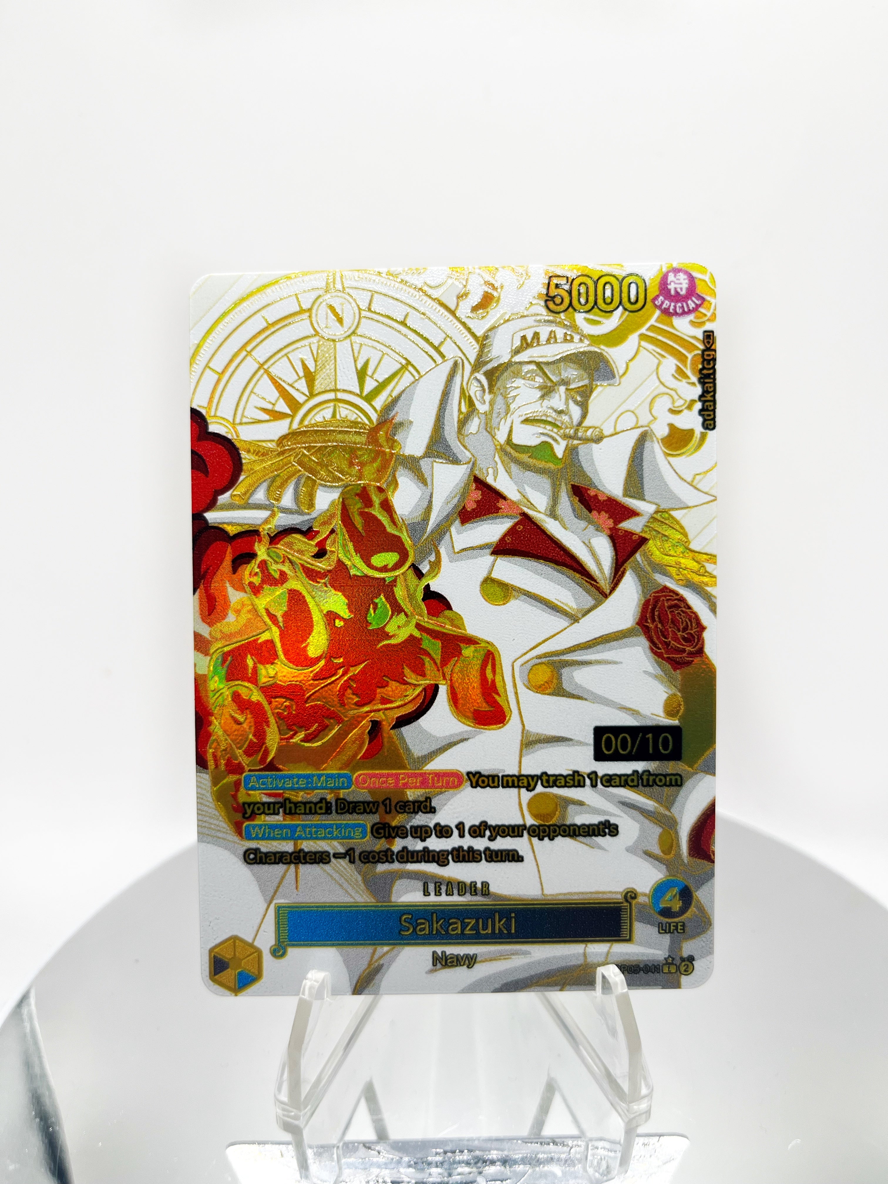OP05 Sakazuki “Divine Gold” (Serialized SpiritFoil)