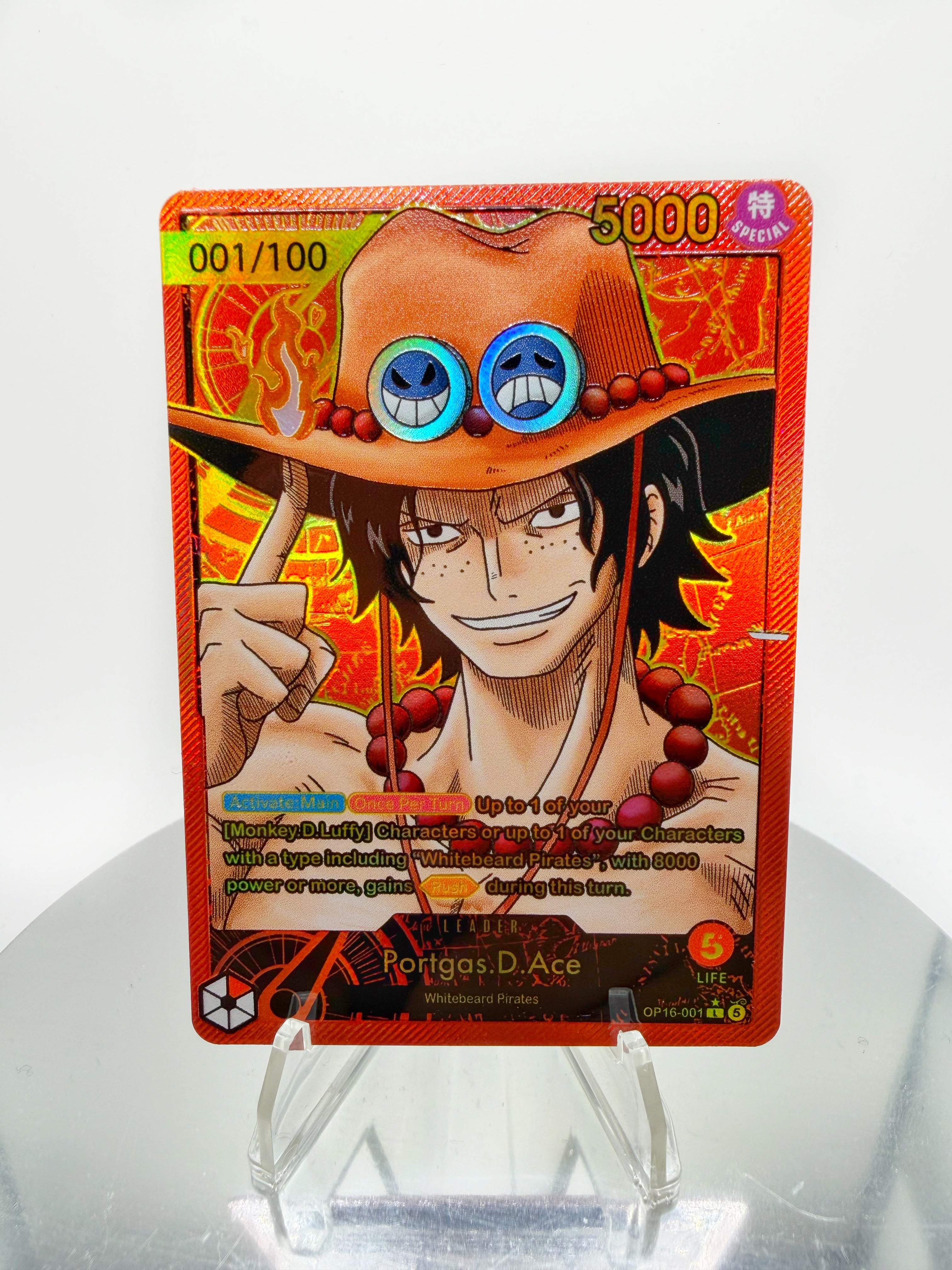 [SERIAL GOLD] OP16 Ace OG Series Custom Card