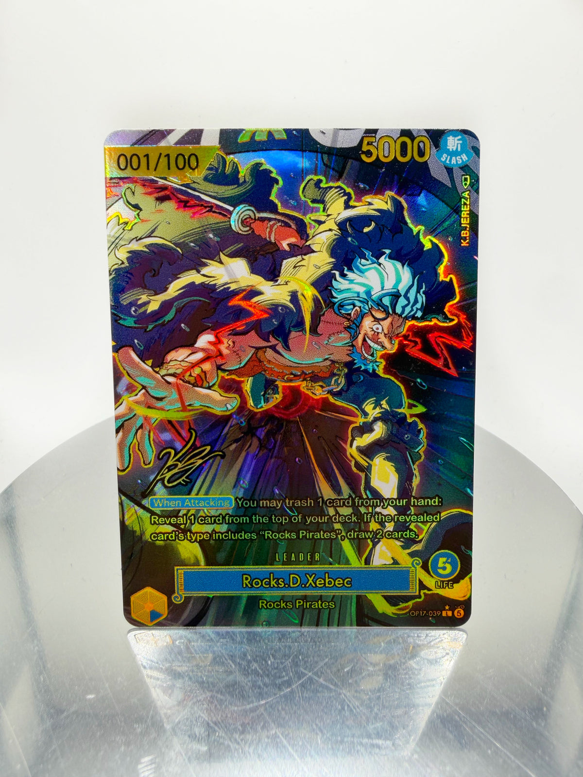 [SERIAL GOLD] OP17 Rocks “D.W.A.” SIGNATURE (Artist: KB Jereza) Custom Art